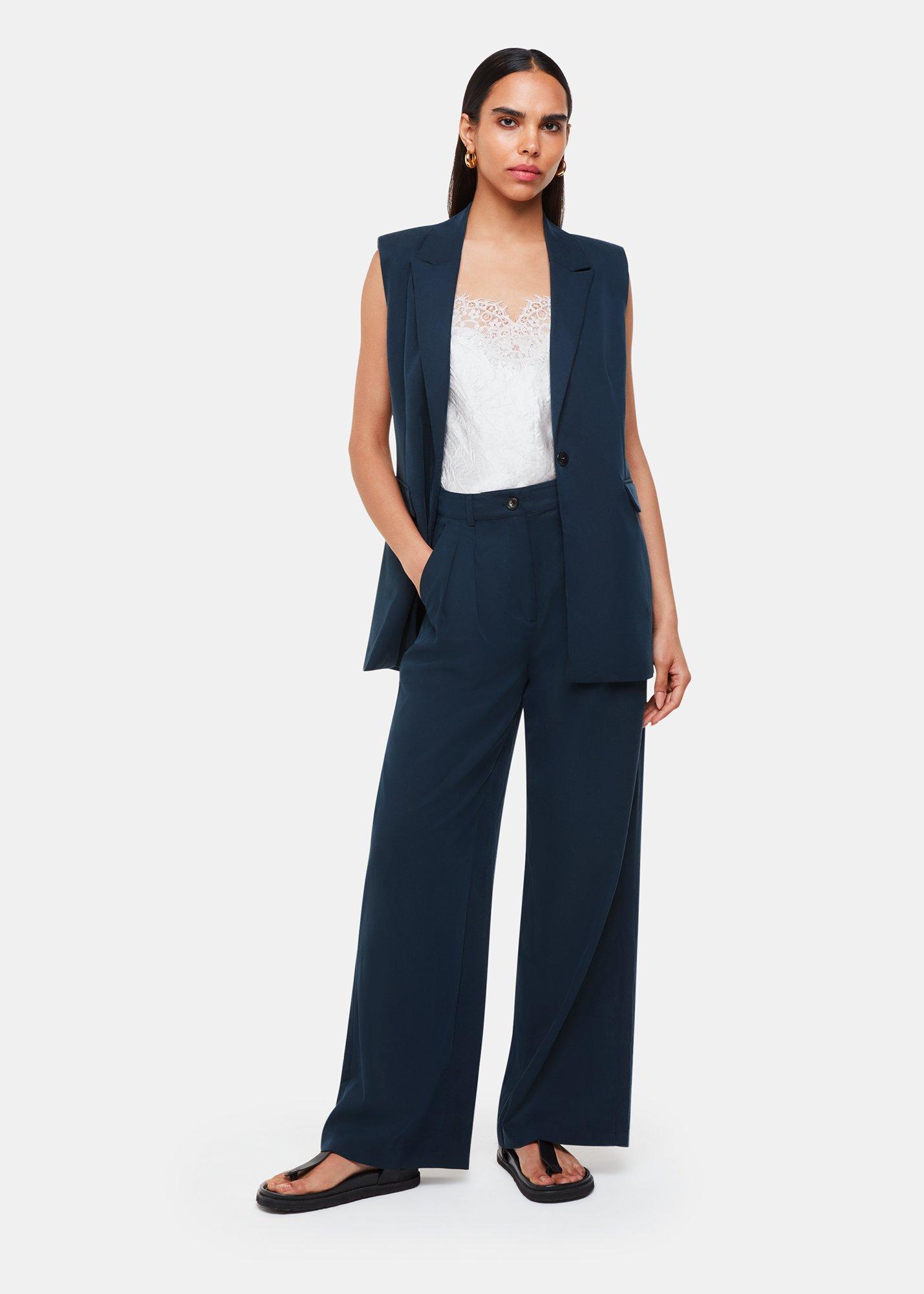 Navy Joss Tailored Trouser