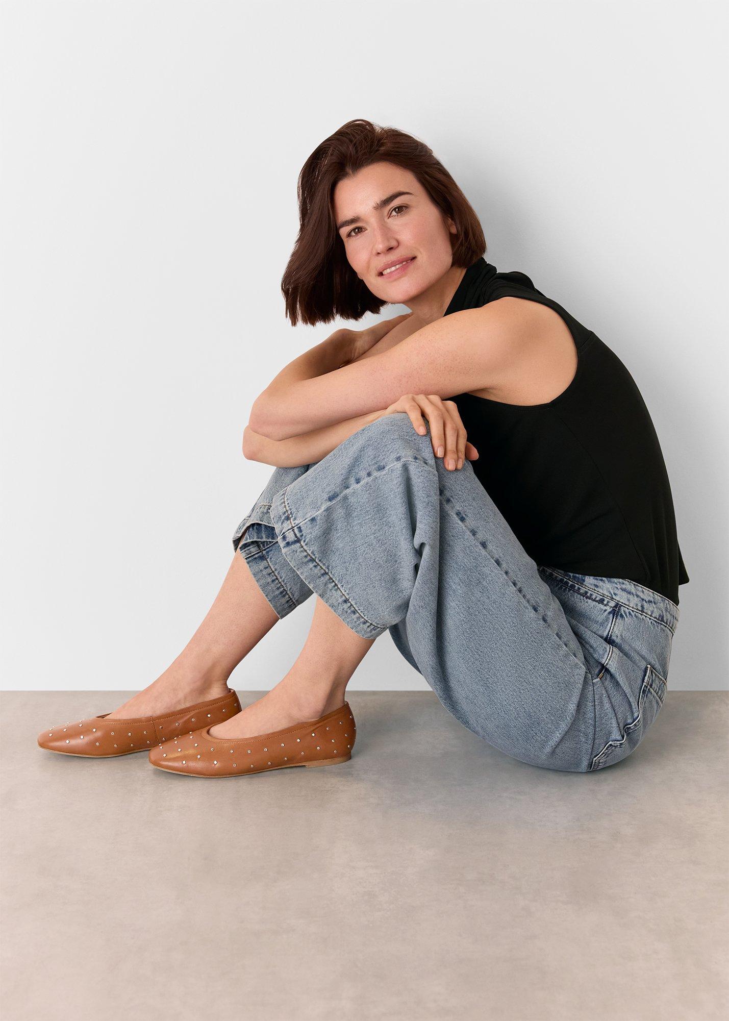 Karina Studded Ballet Pump