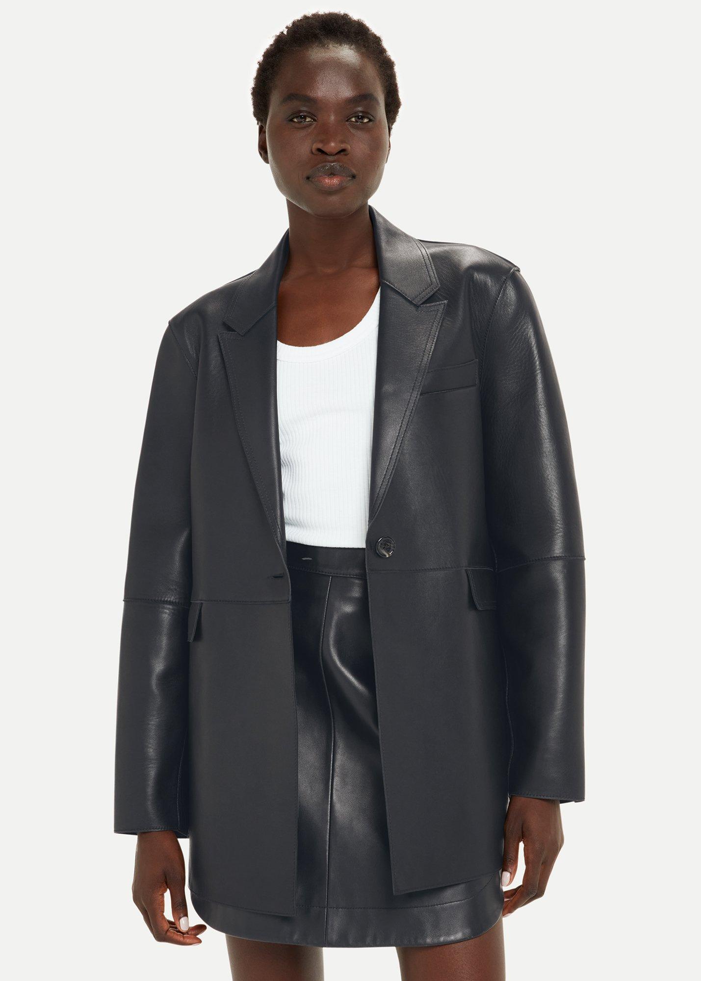 Black Katrina Clean Bonded Blazer