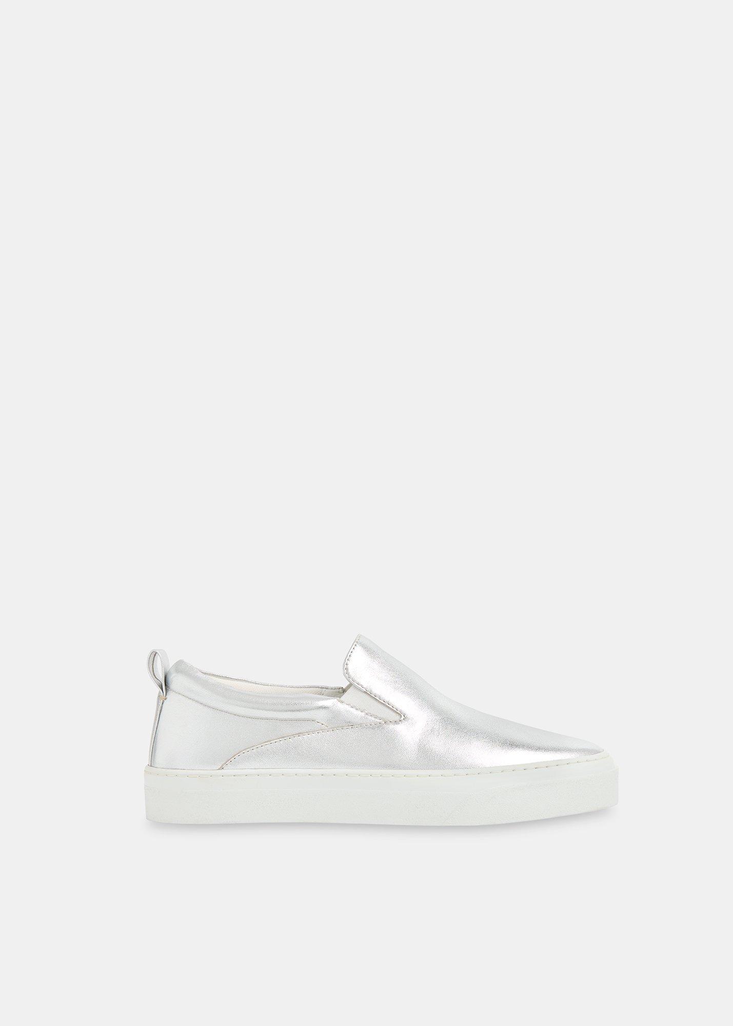 Silver Kinsley Slip On Sneaker&nbsp;
