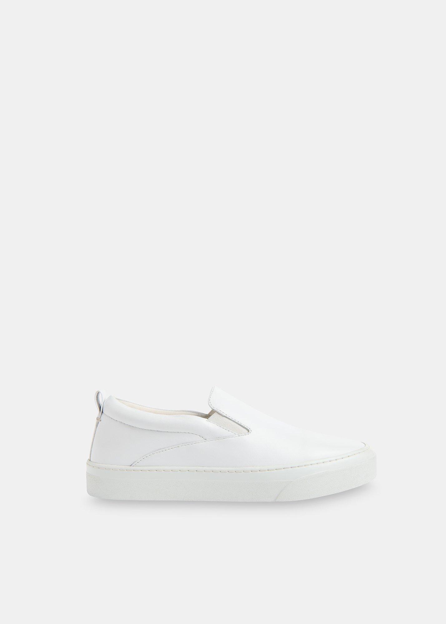 White Kinsley Slip On Trainer