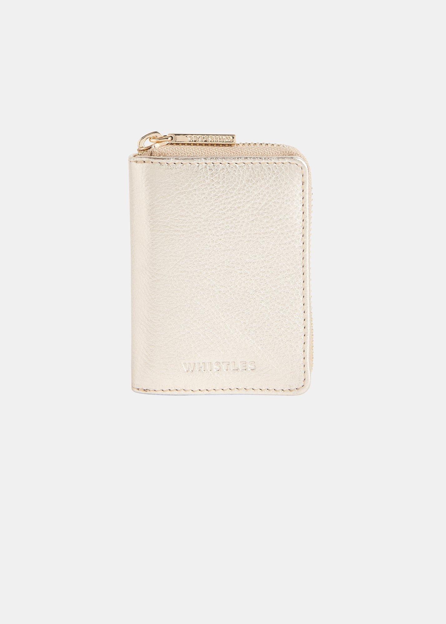 Gold Koa Compact Purse