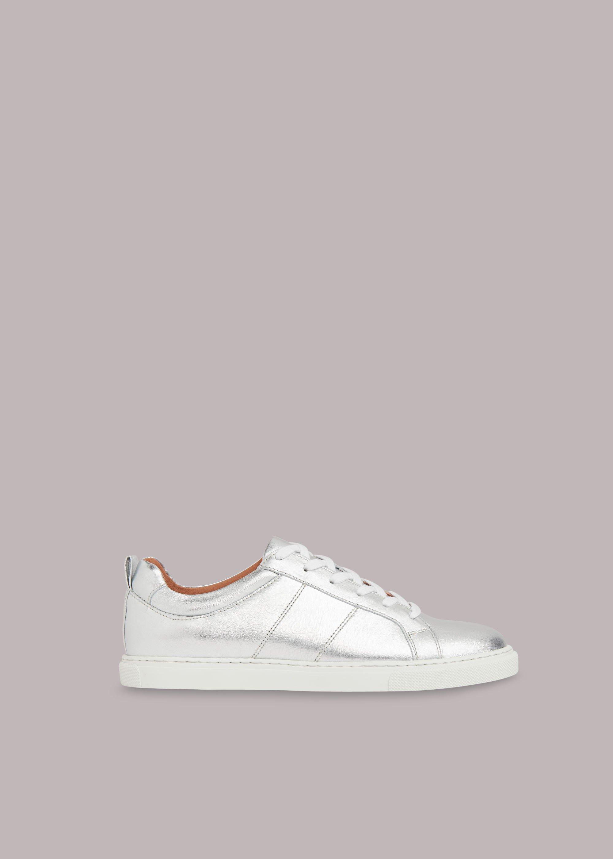 Silver Koki Lace Up Sneaker&nbsp;