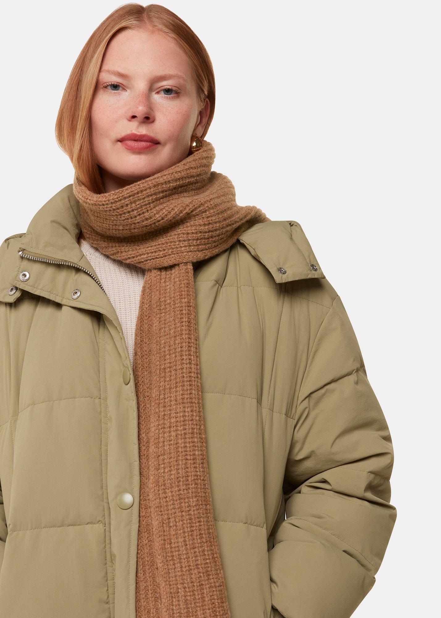 Camel Lambswool Scarf