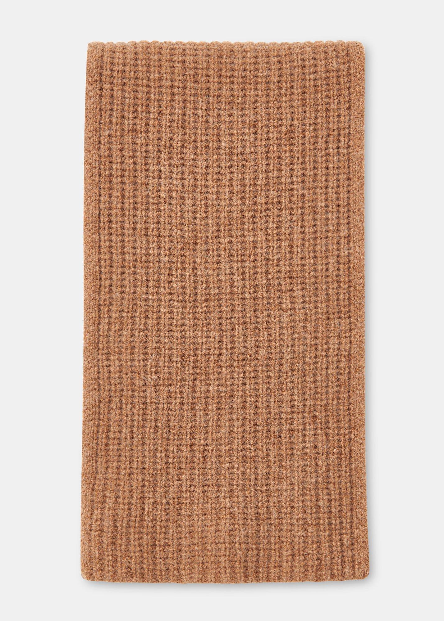Camel Lambswool Scarf