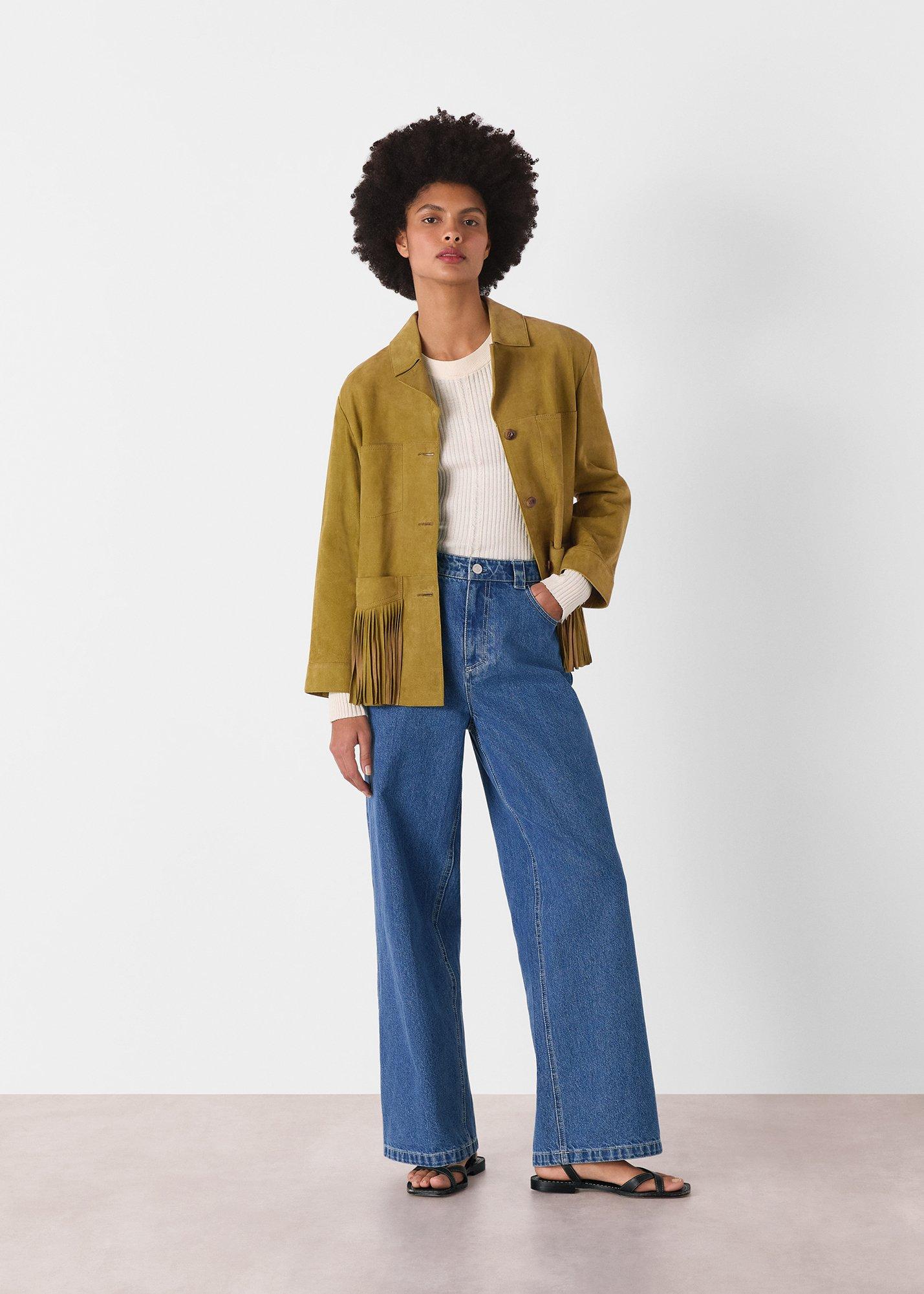 Lani Tassel Suede Jacket