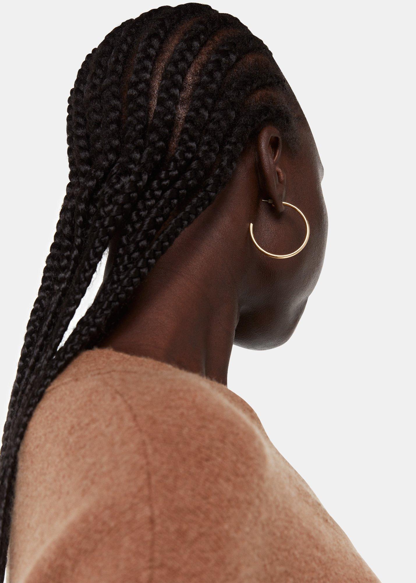 Gold Large Classic Hoop Earring