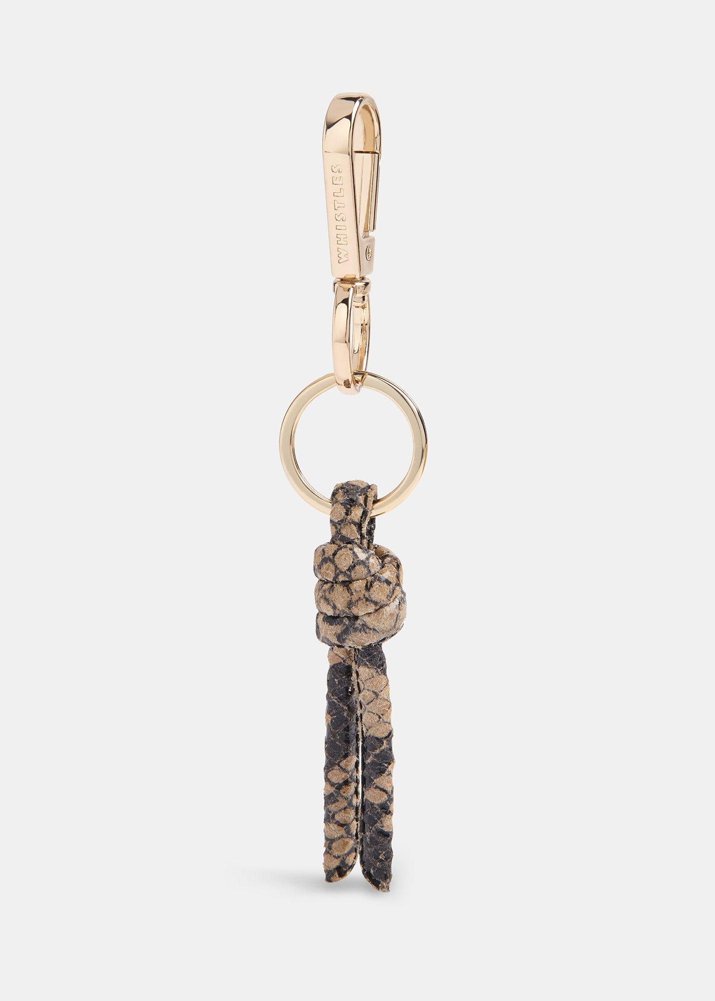 Leather Knotted Keyring