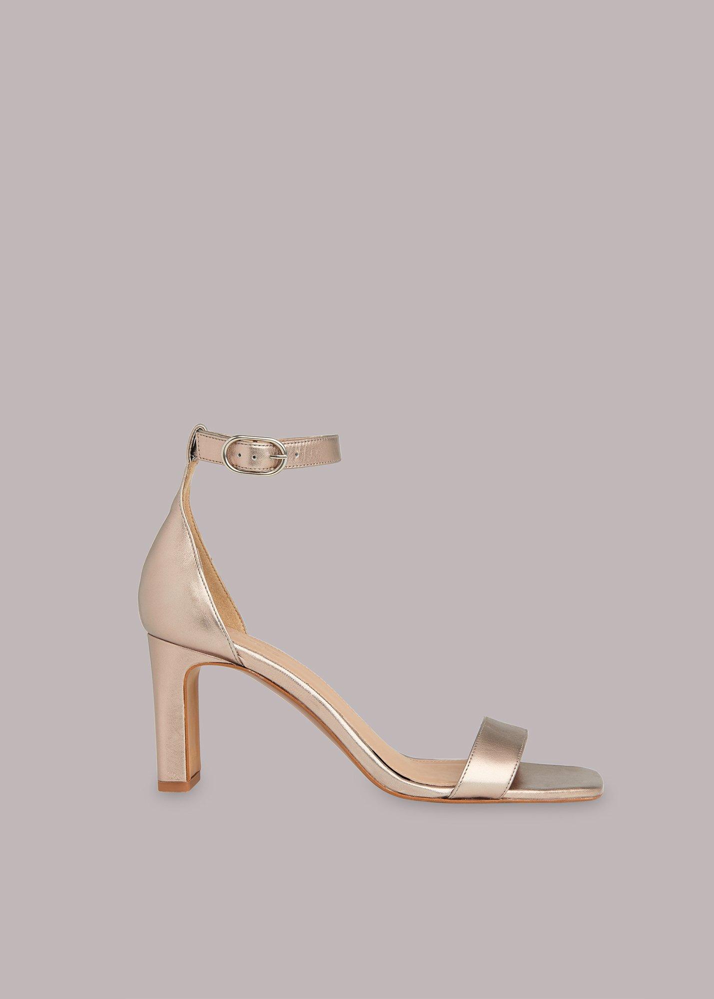 Pewter Lena Heeled Sandal
