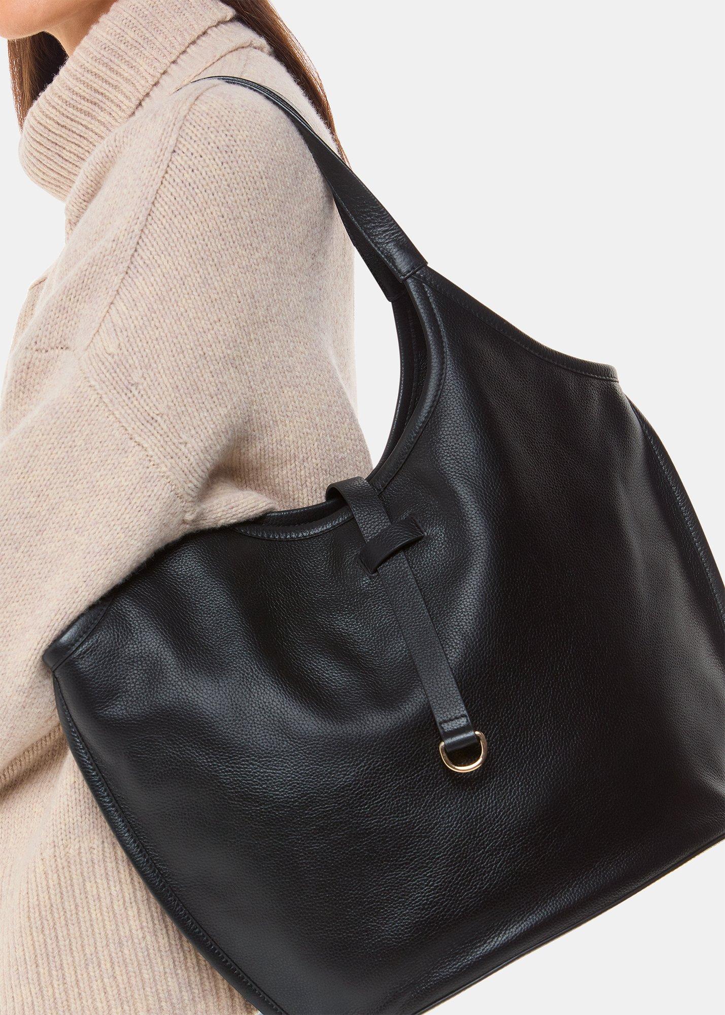 Black Leonora Tote Bag