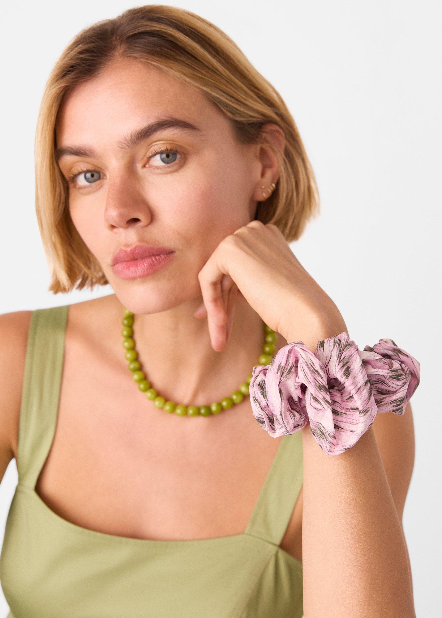 Leopard Cotton Scrunchie