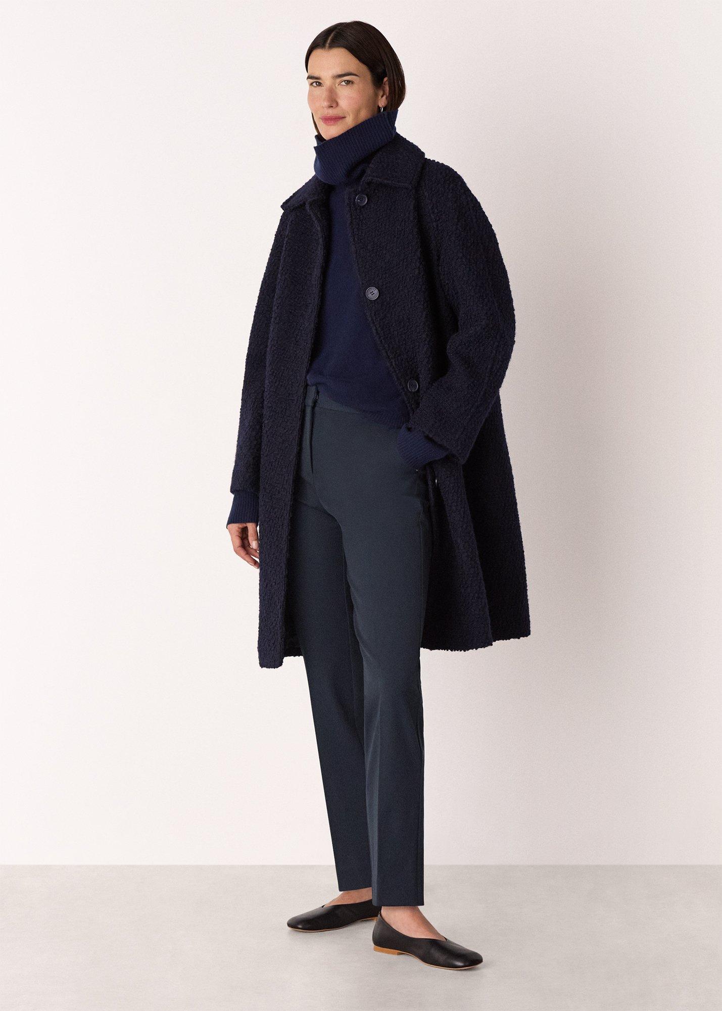 Navy Lily Cigarette Trouser