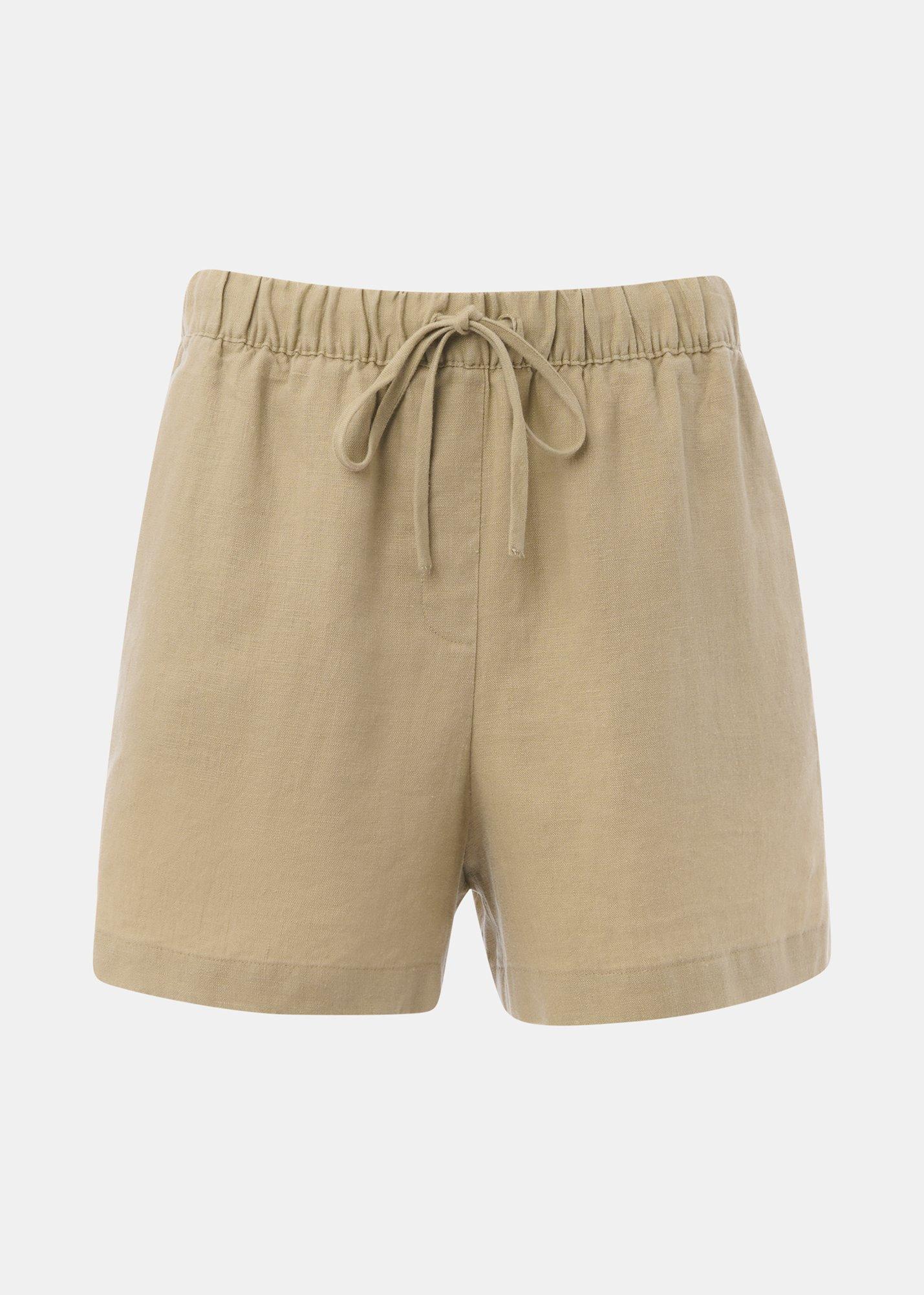 Linen Elasticated Short