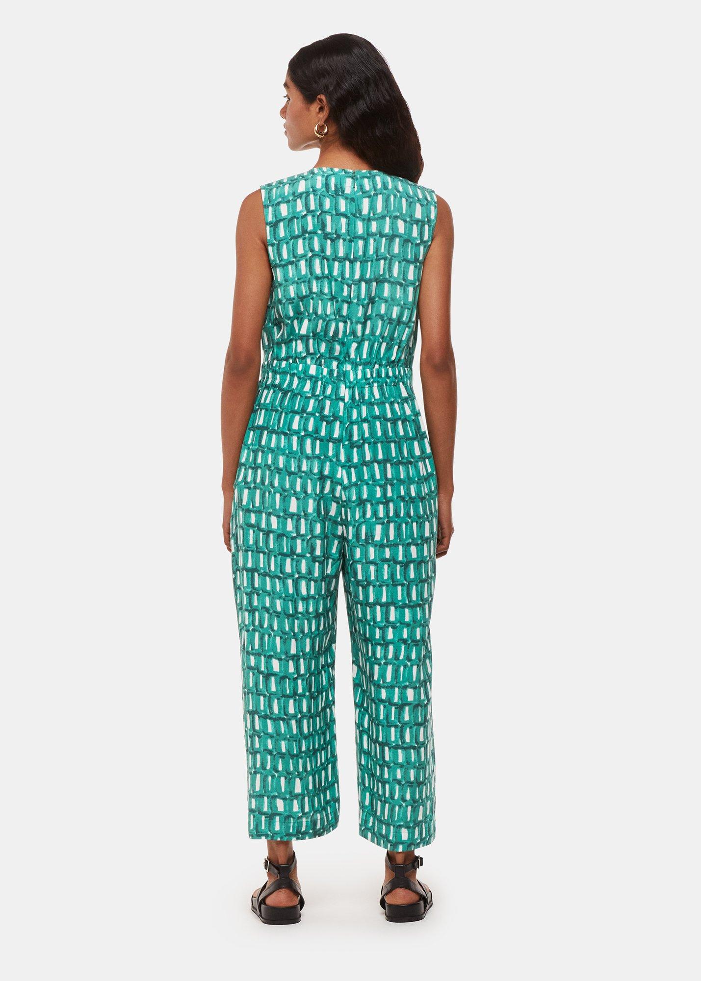 Petite Linked Smudge Lorna Jumpsuit