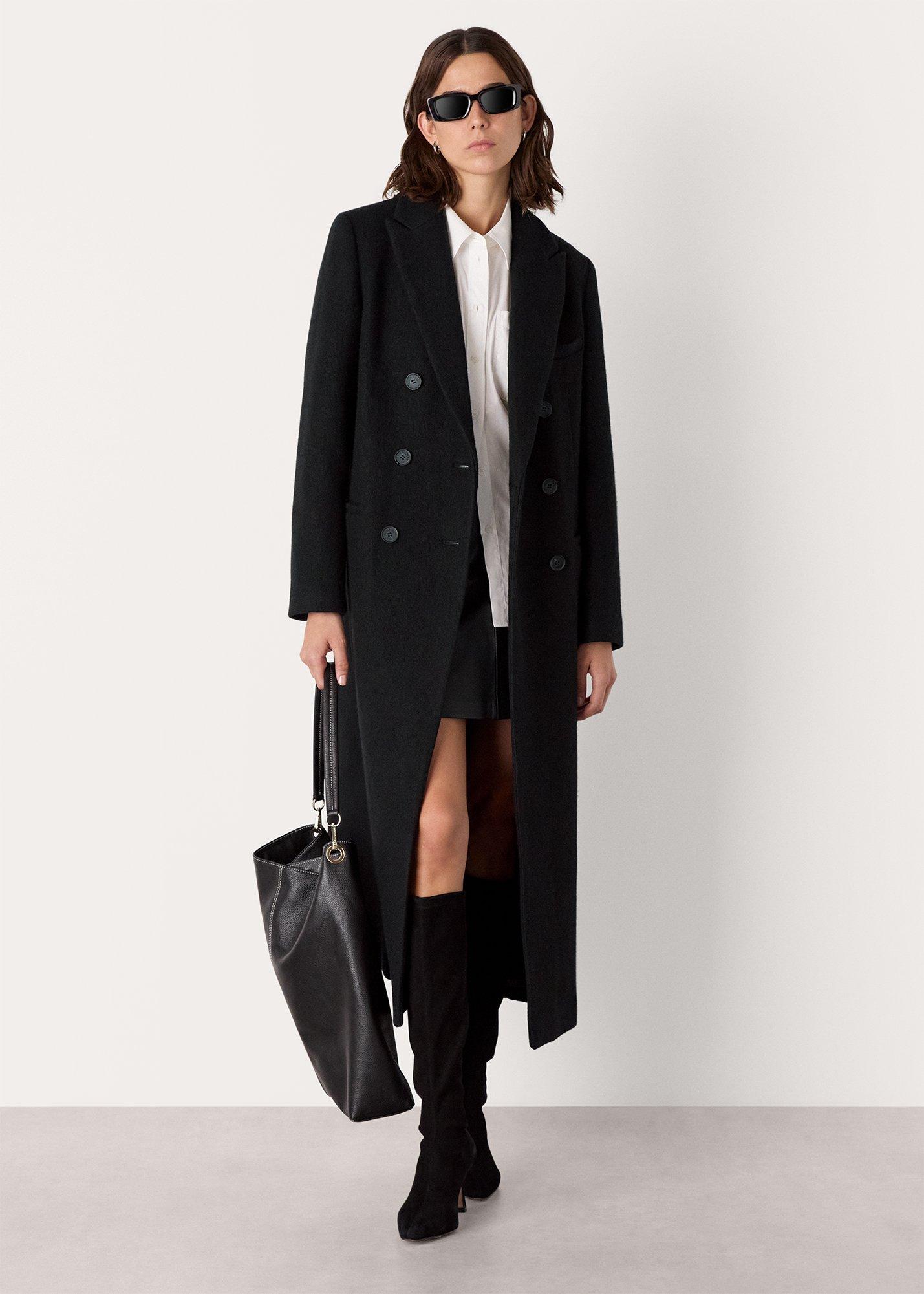 Black Lori Longline Coat