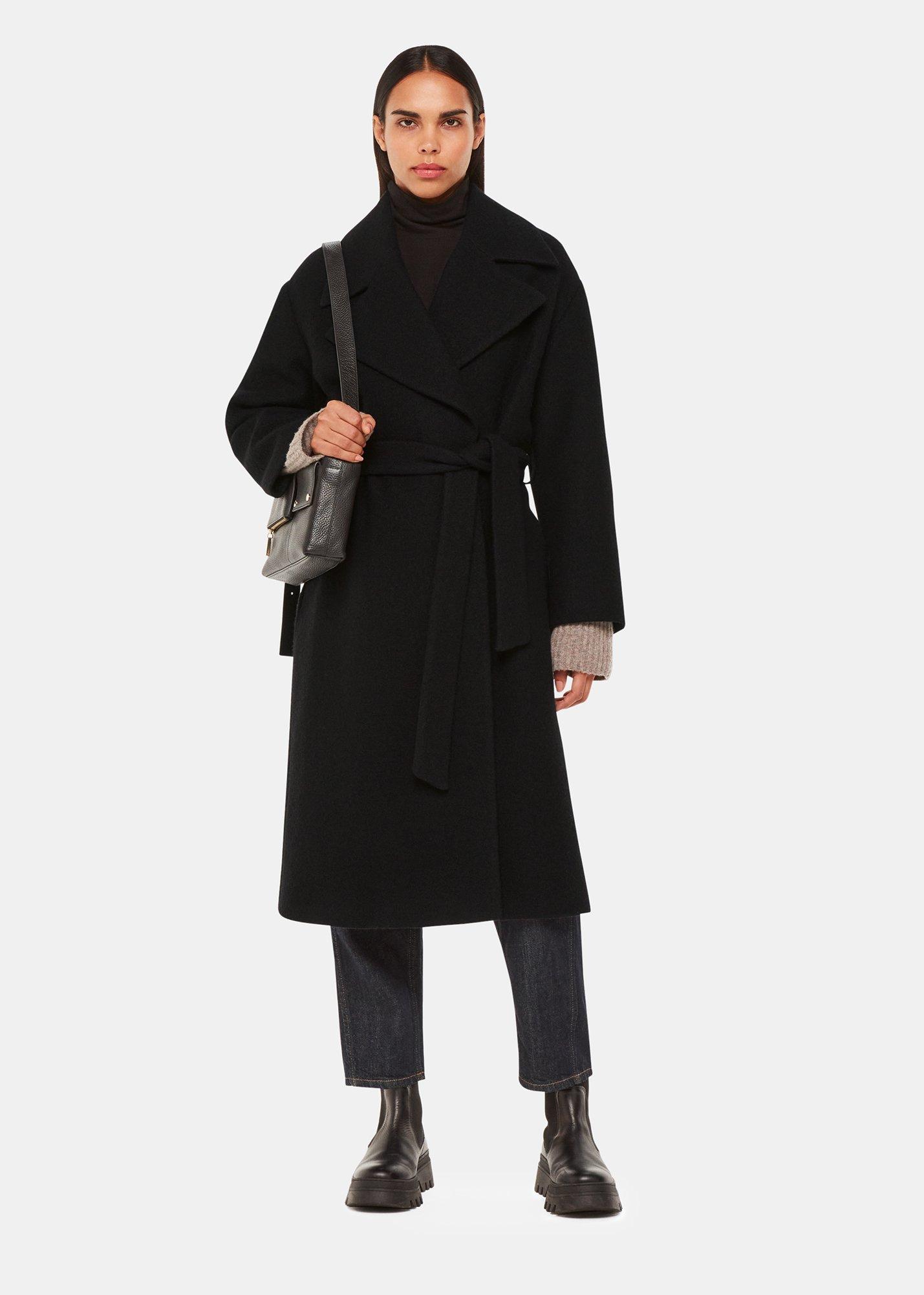 Lorna Wrap Wool Coat