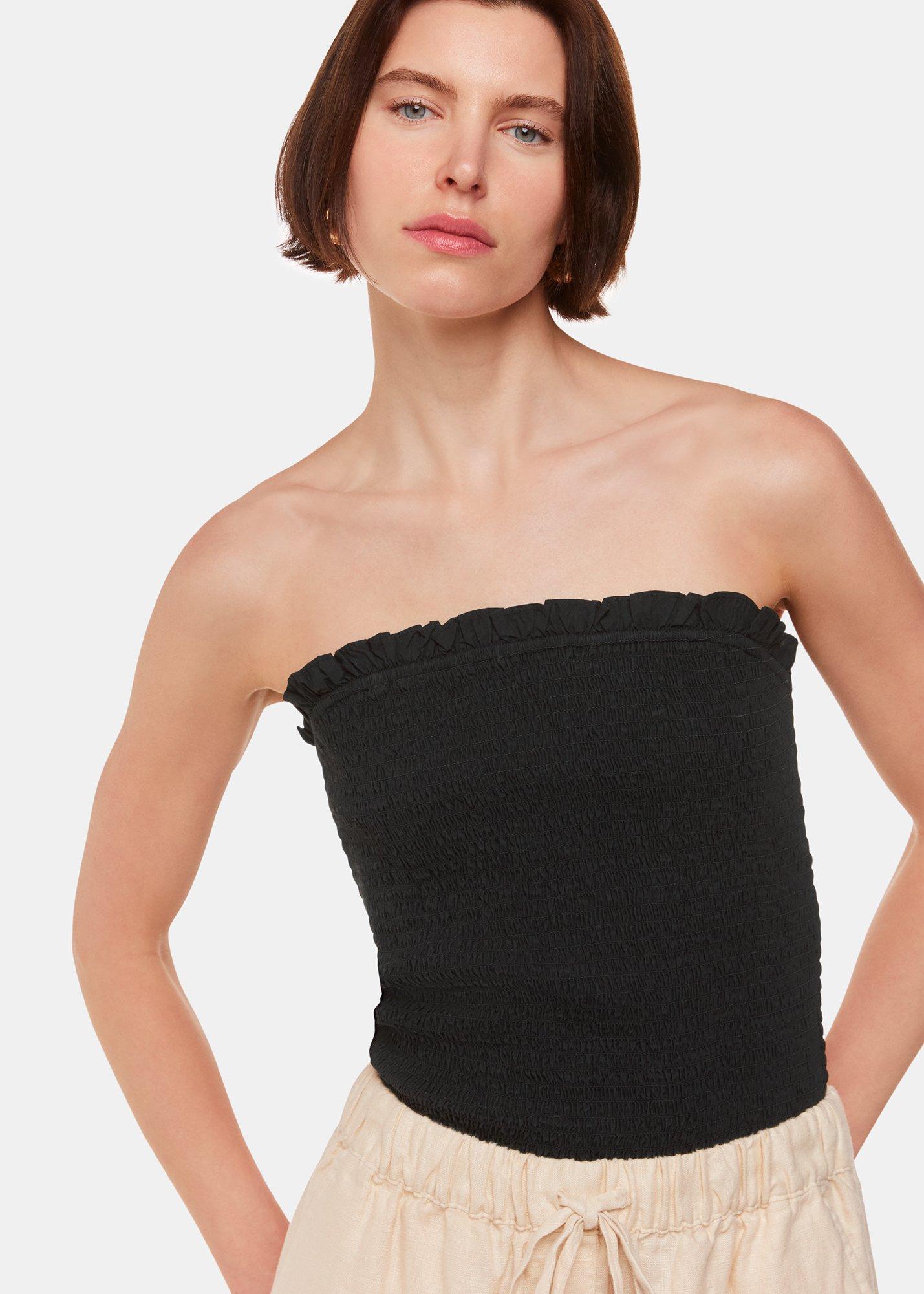 Black Louisa Textured Top