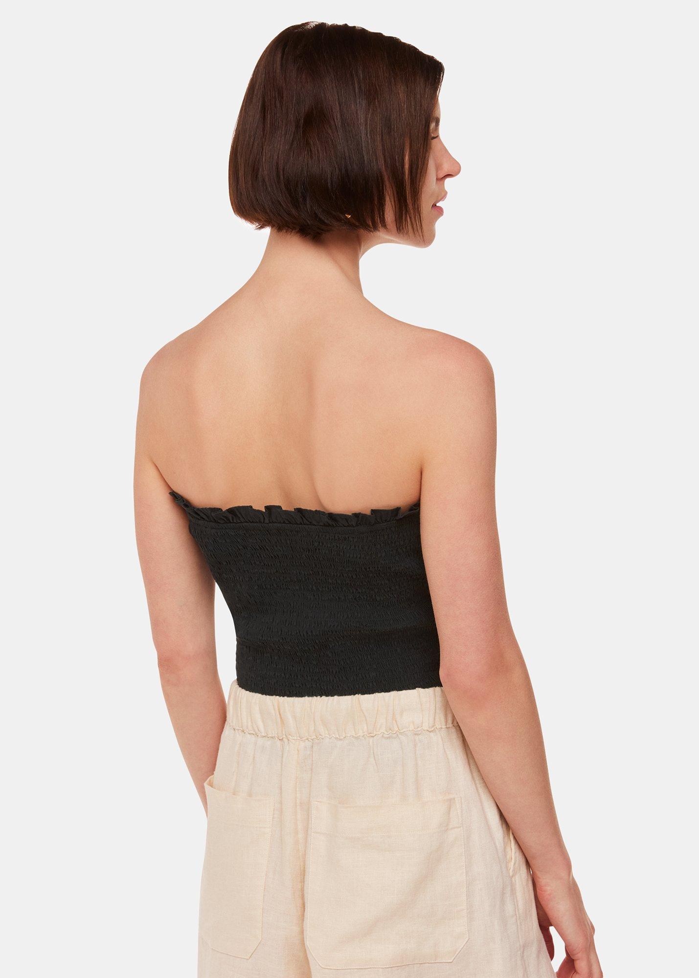 Black Louisa Textured Top