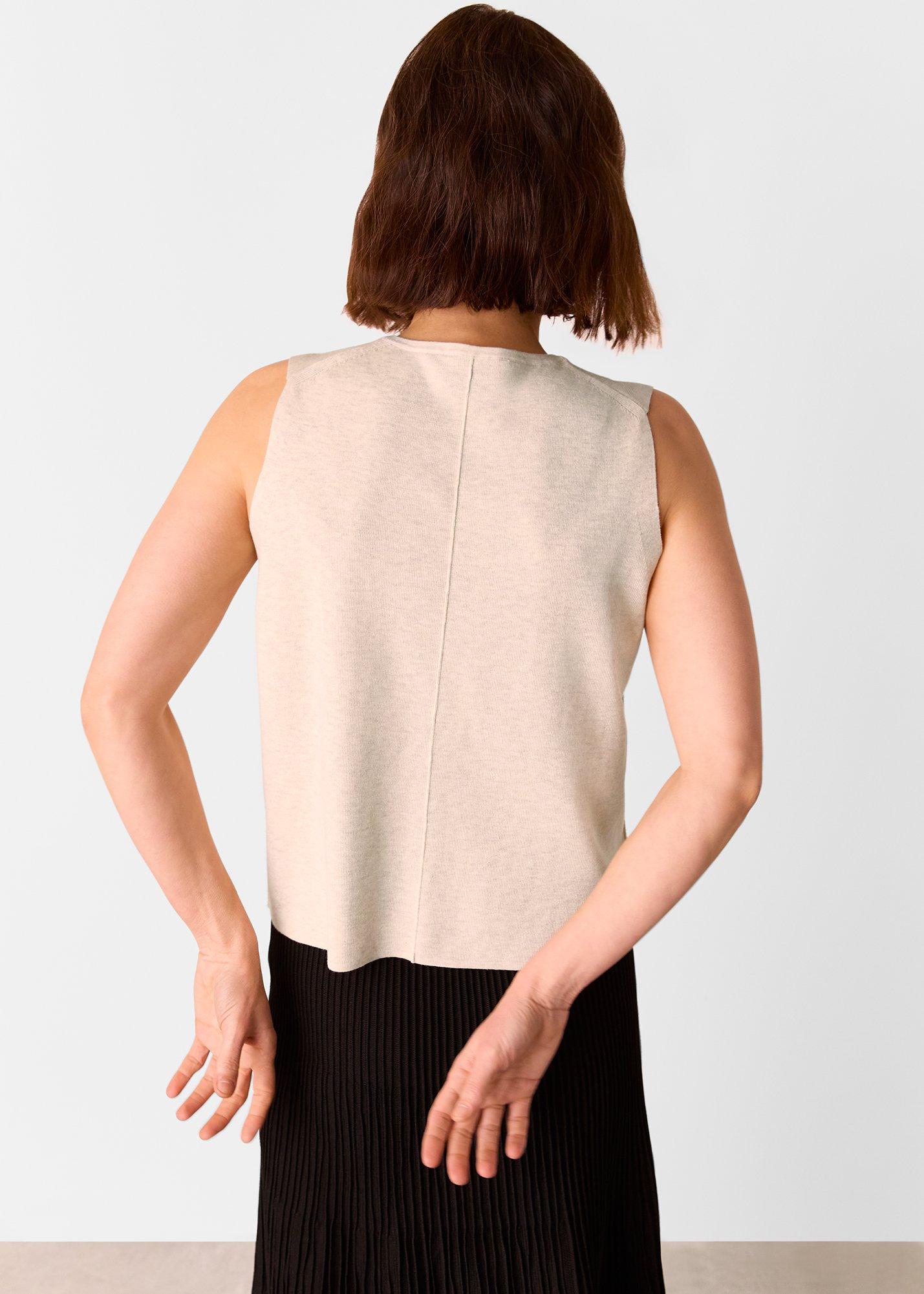 Lucy Button Front Knit Tank