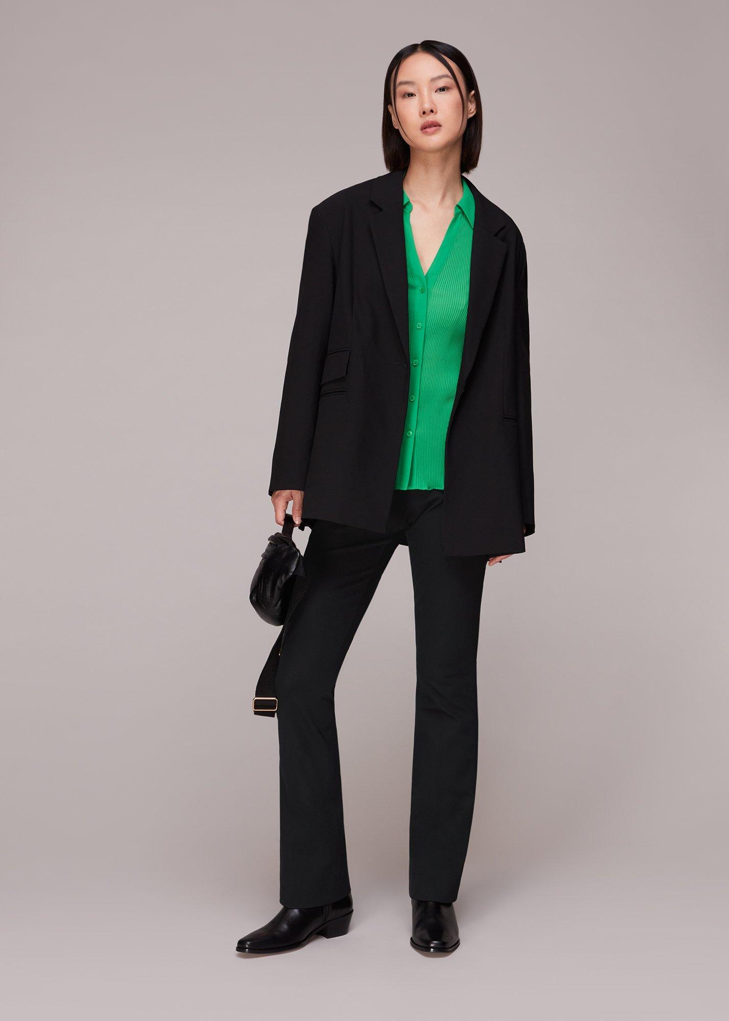 Black Lucy Kick Flare Trouser