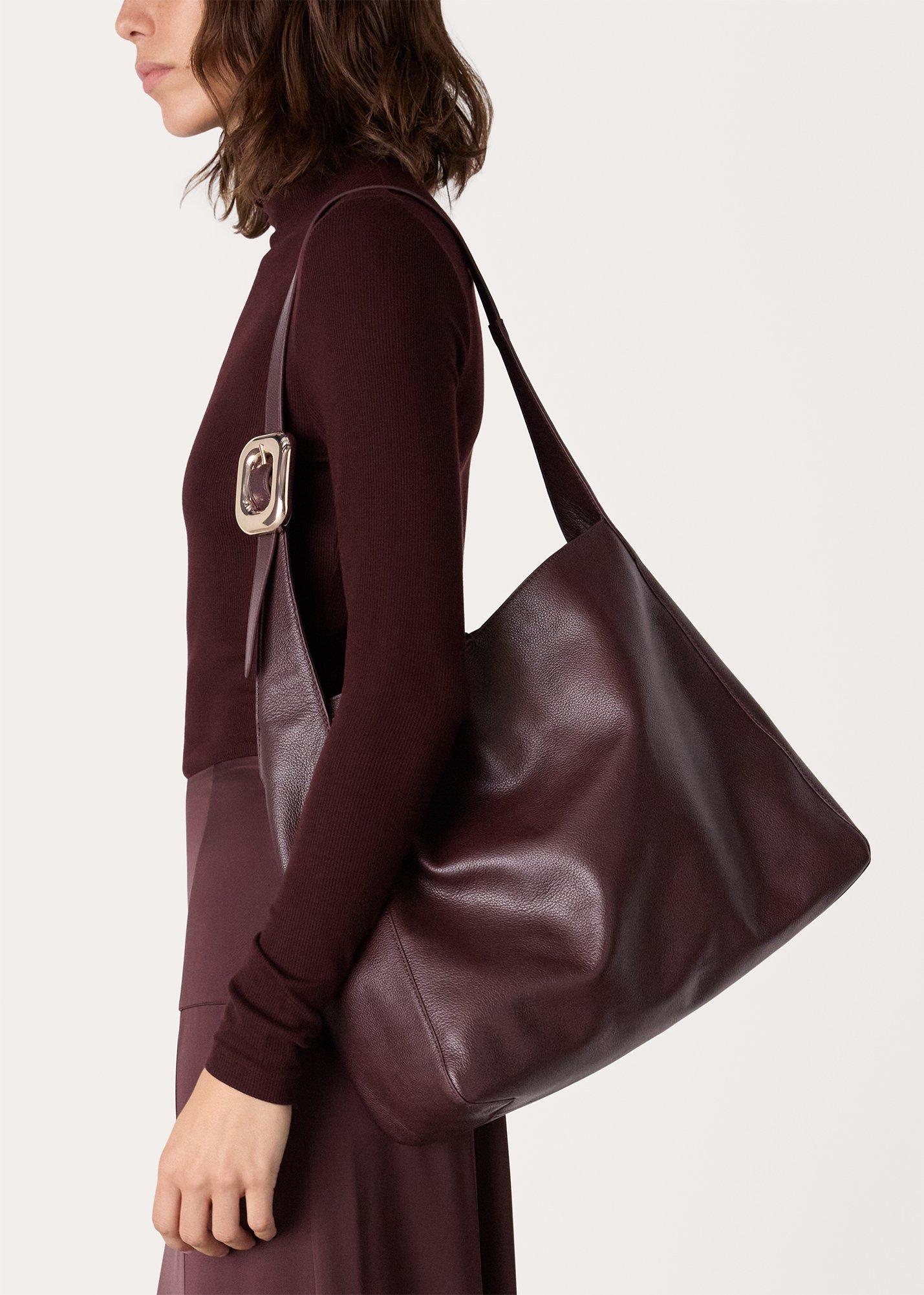 Mabel Buckle Detail Tote Bag