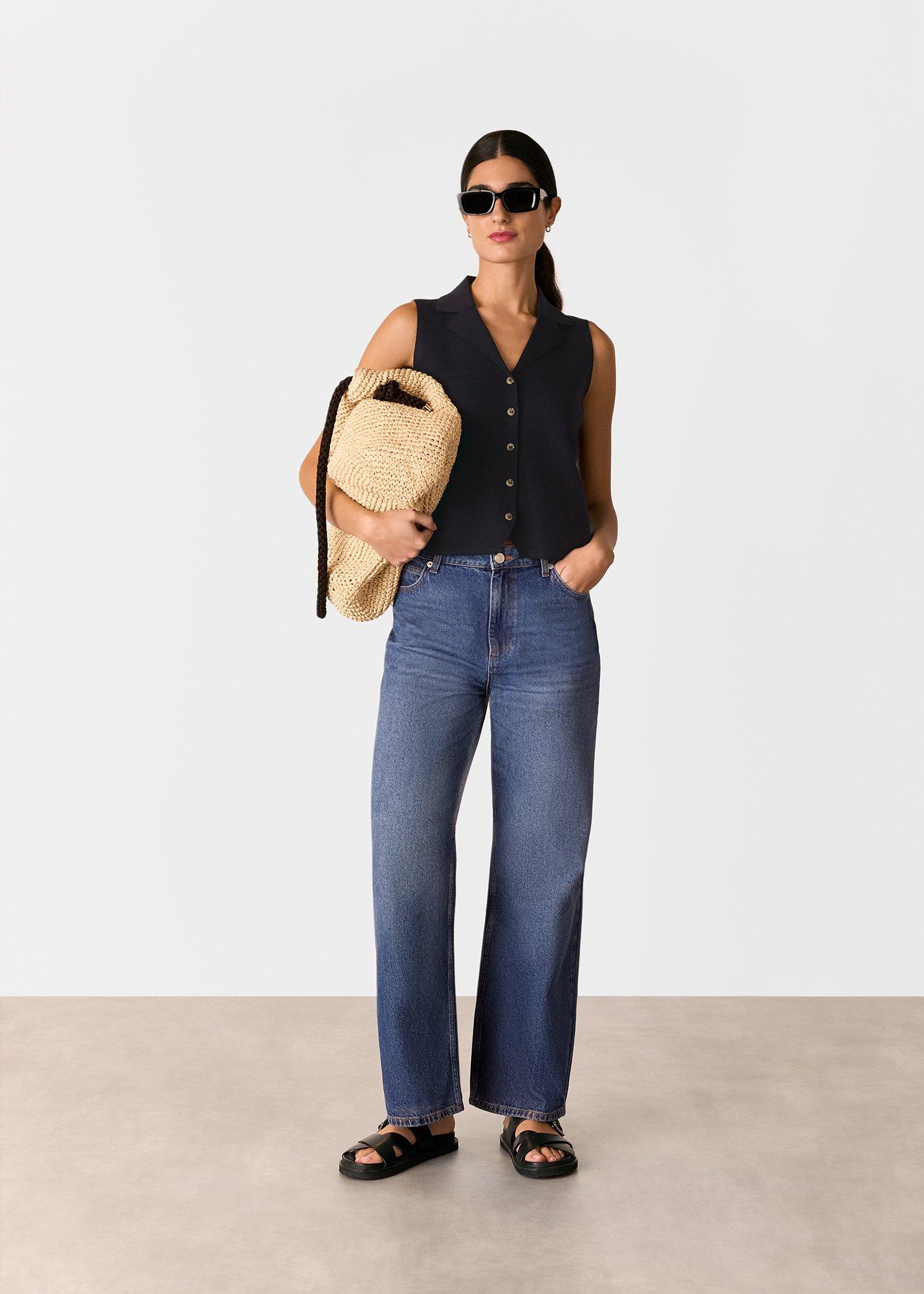 Maisie Button Front Tank