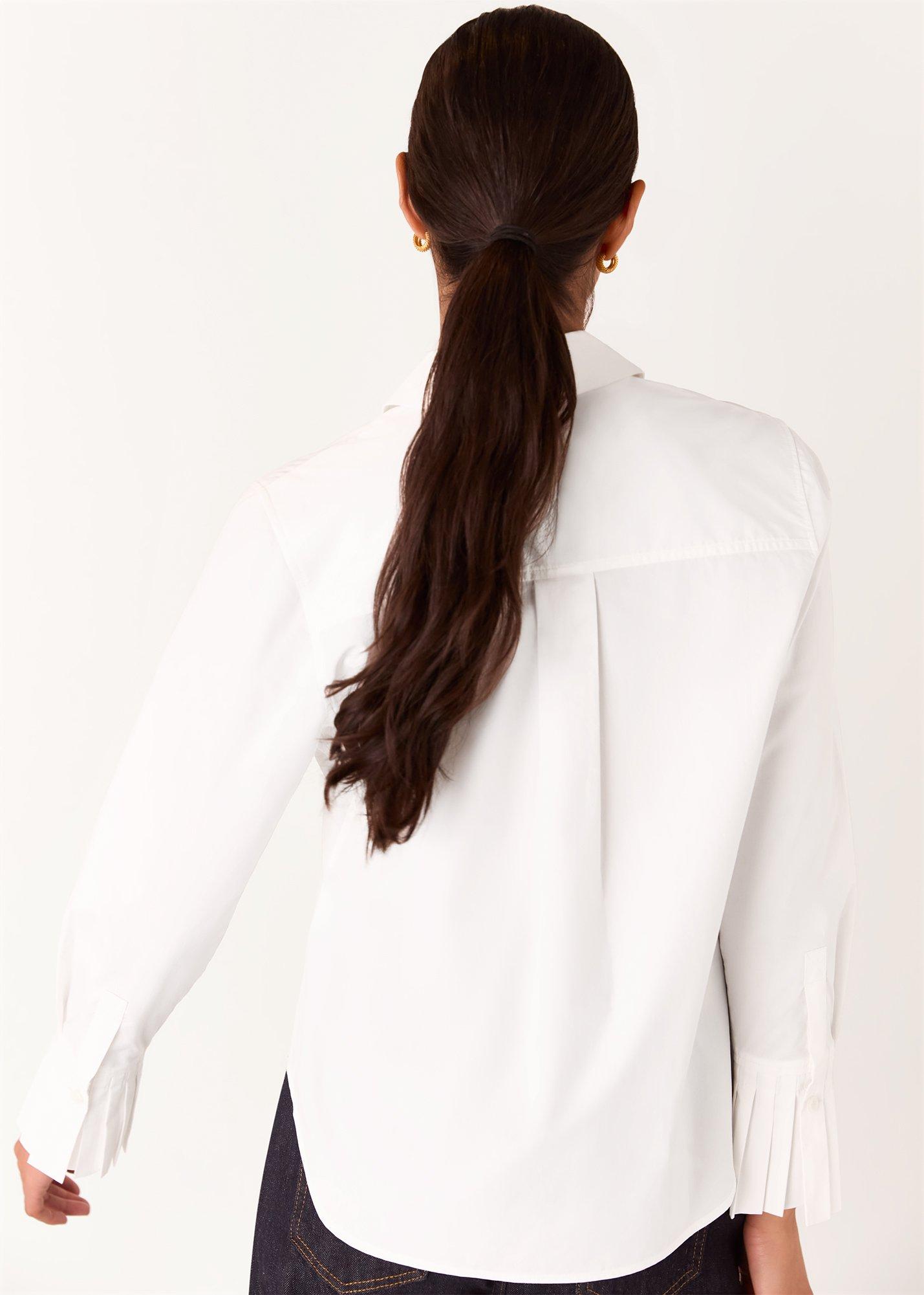 Marcy Pleated Cuff Shirt