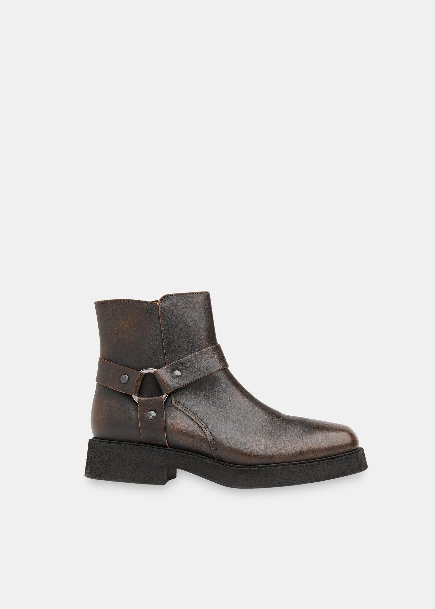 Matteo Burnished Biker Boot