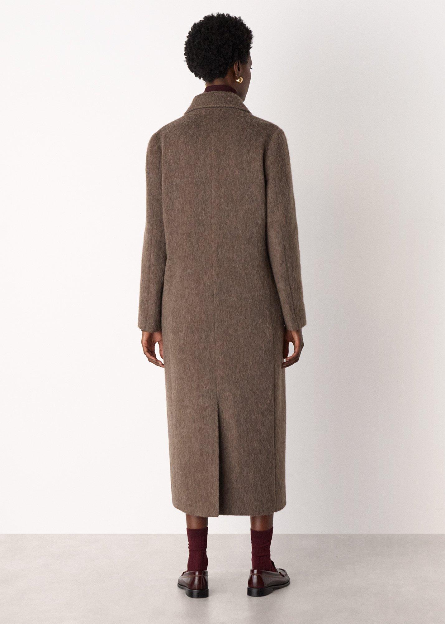 Maxi Double Breasted Wool Coat