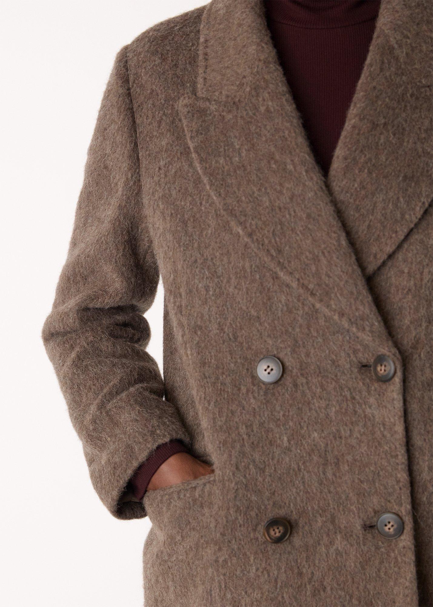 Maxi Double Breasted Wool Coat
