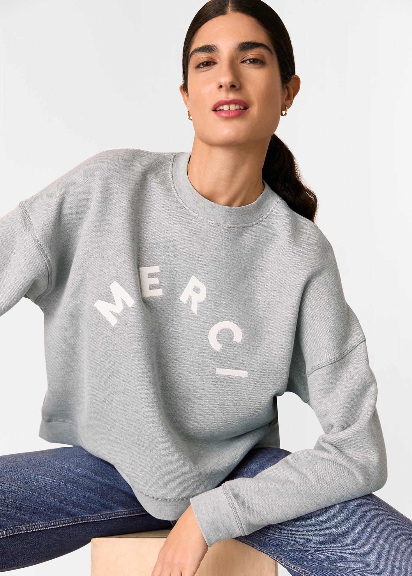 Grey Merci Logo Sweat