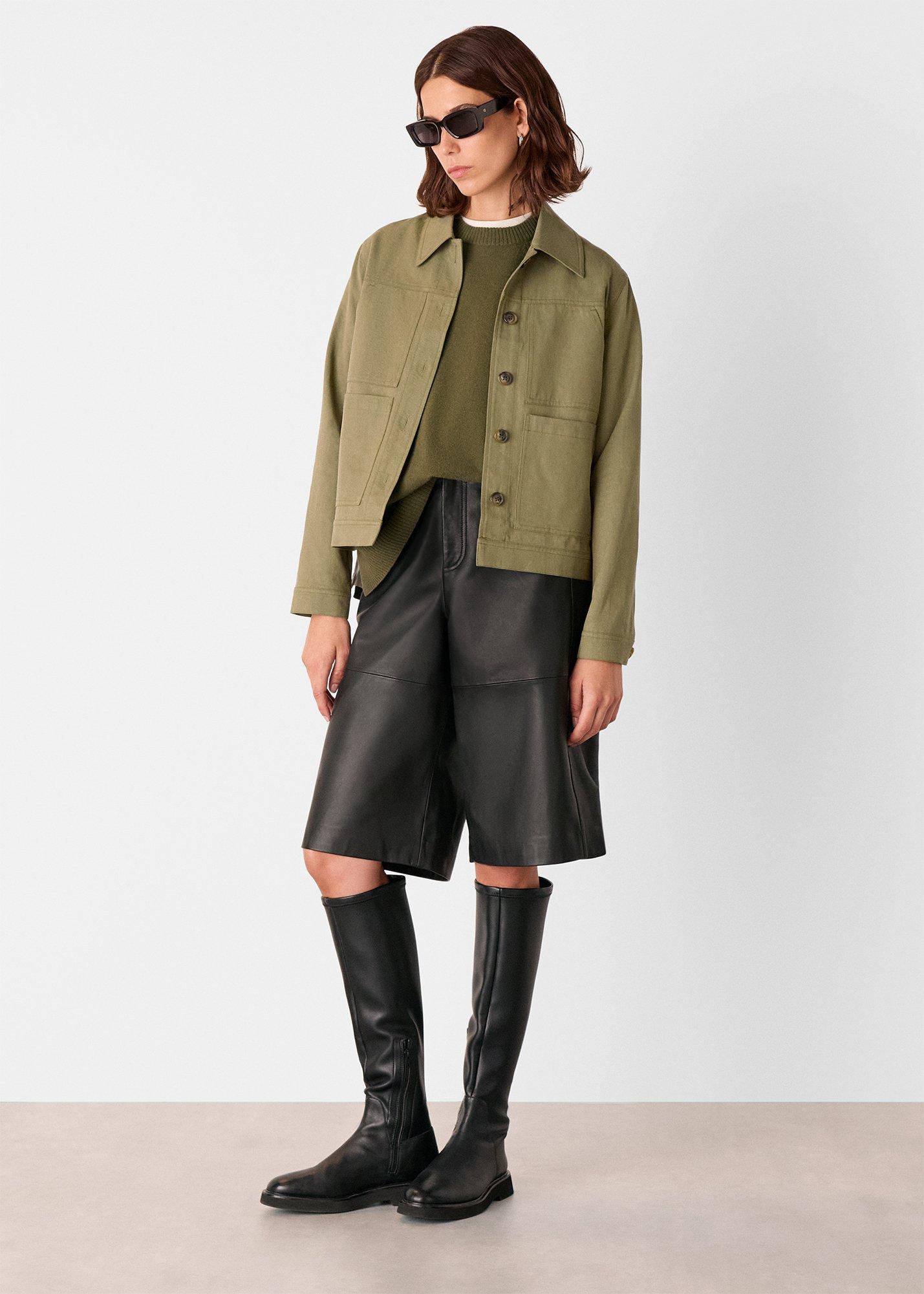 Khaki Mia Pocket Detail Jacket