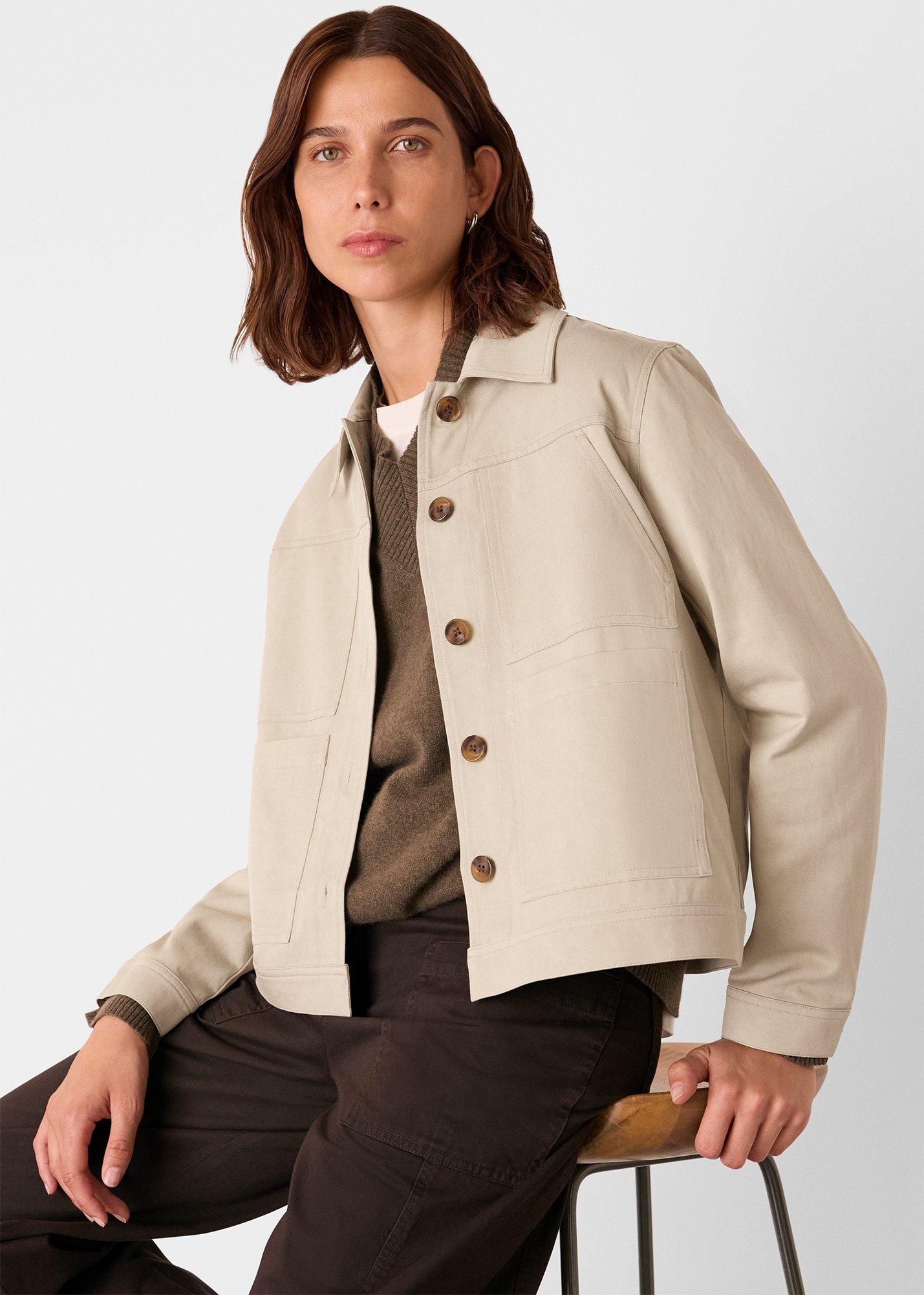 Taupe Mia Pocket Detail Jacket