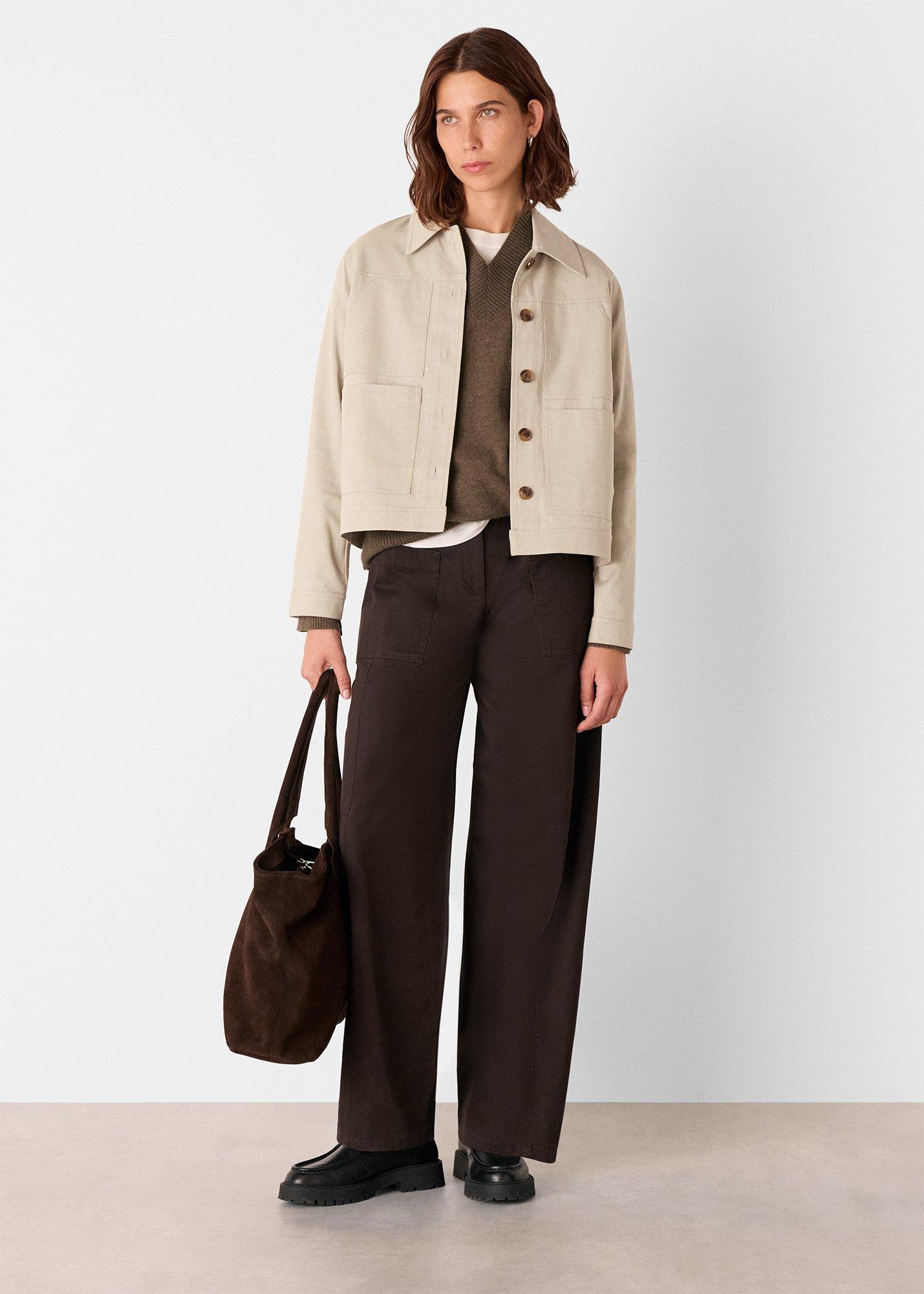Taupe Mia Pocket Detail Jacket