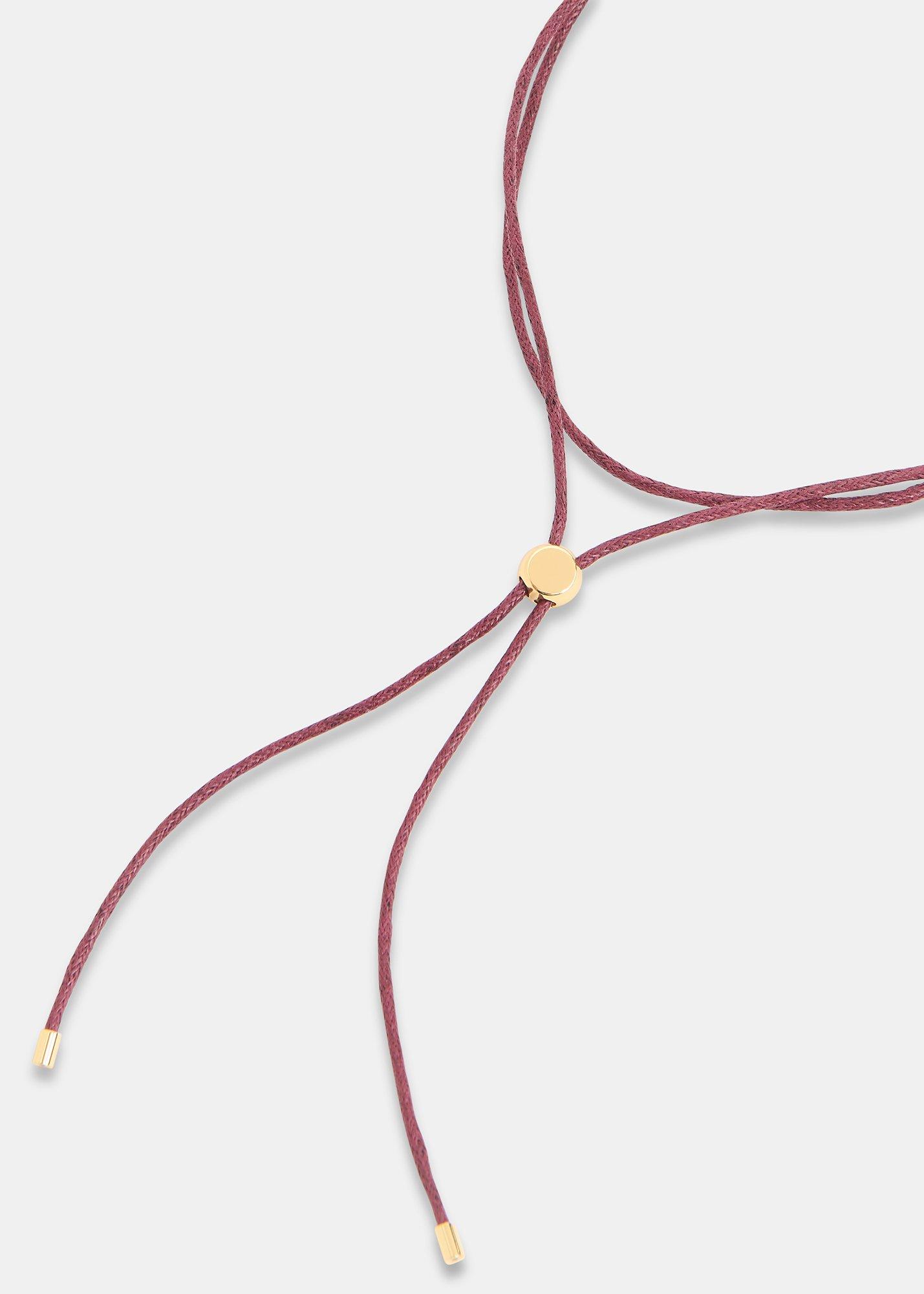 Molten Abstract Cord Necklace