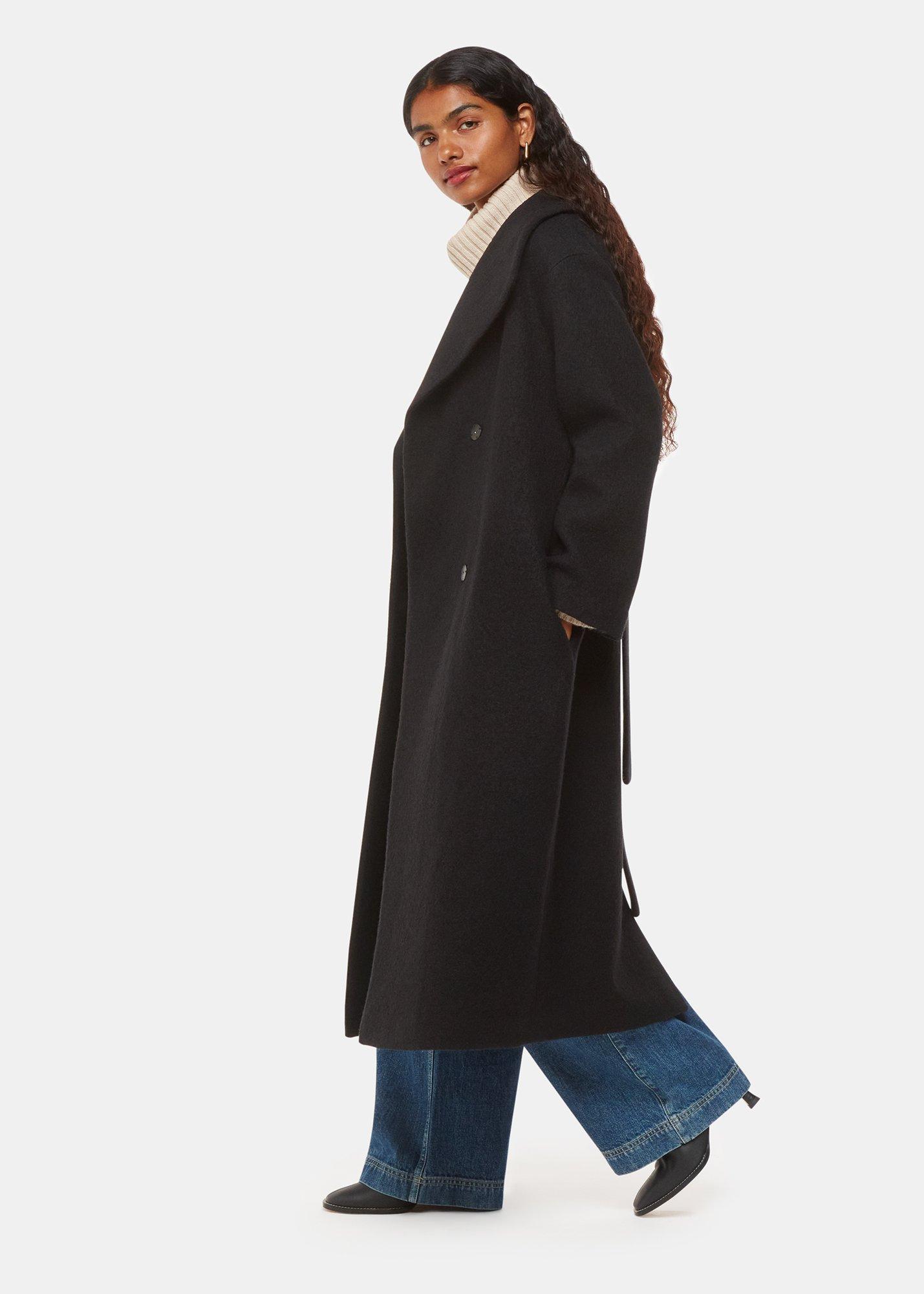 Petite Morgan Funnel Neck Coat
