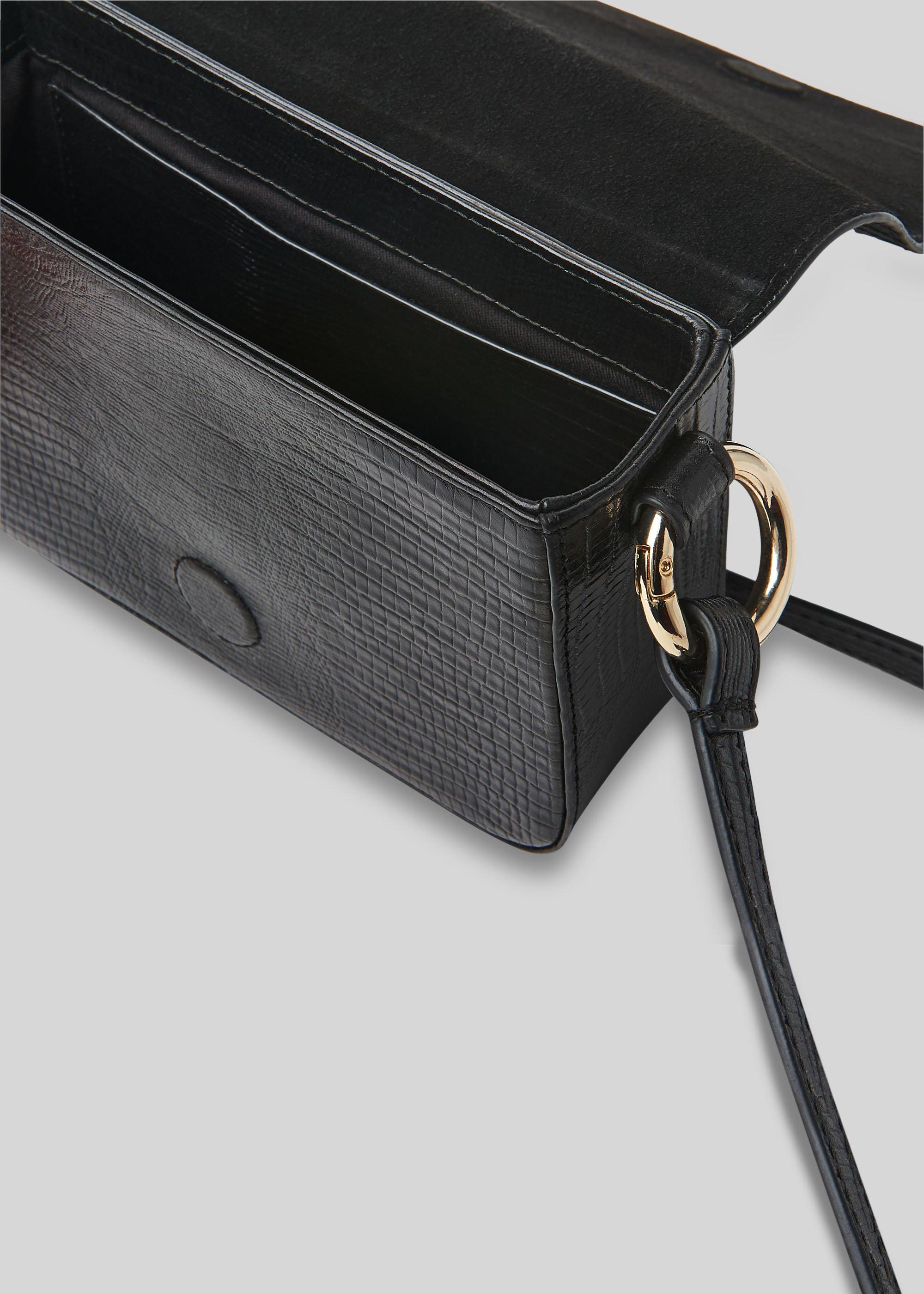 Odie Resin Chain Lizard Bag Black