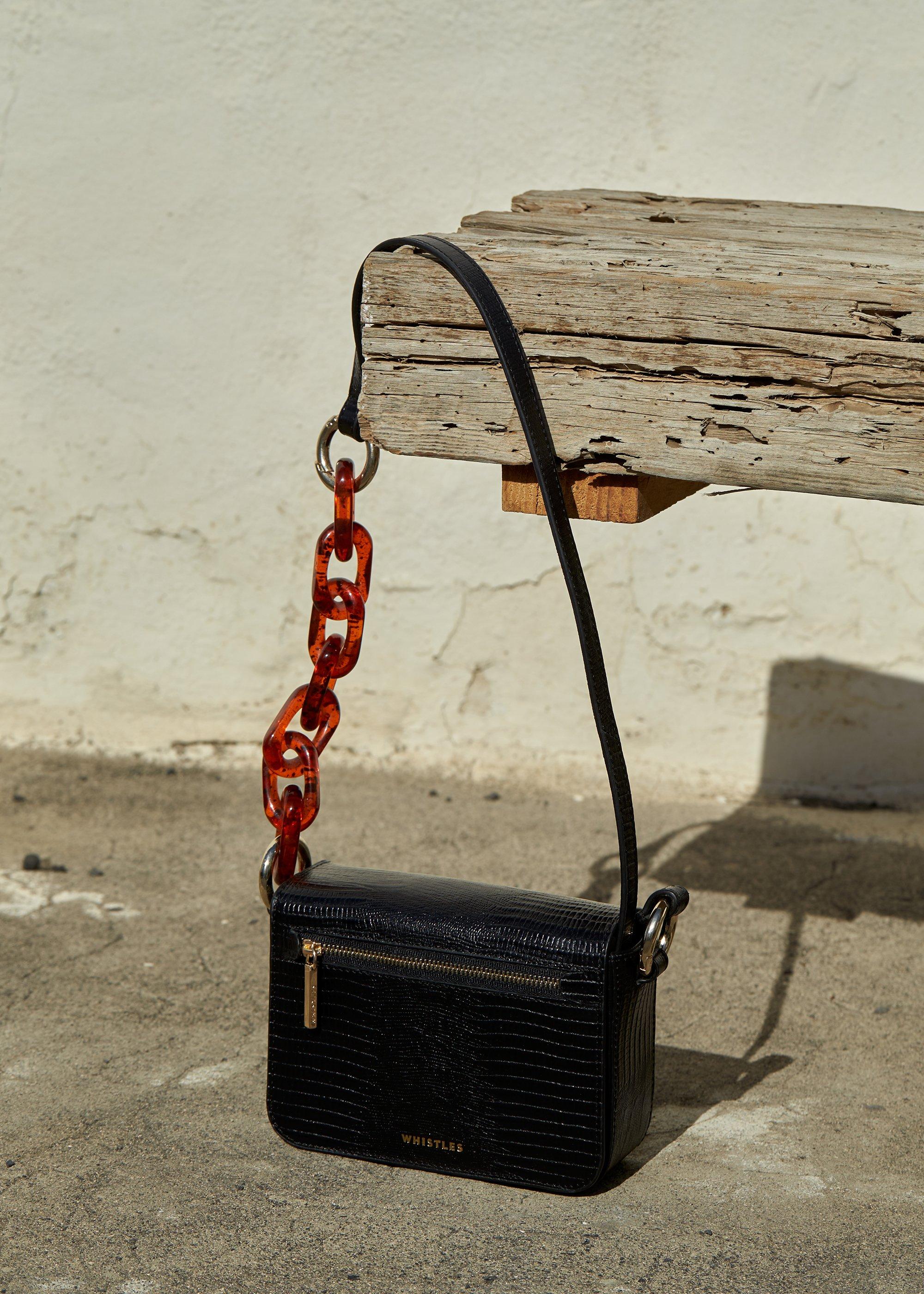 Odie Resin Chain Lizard Bag