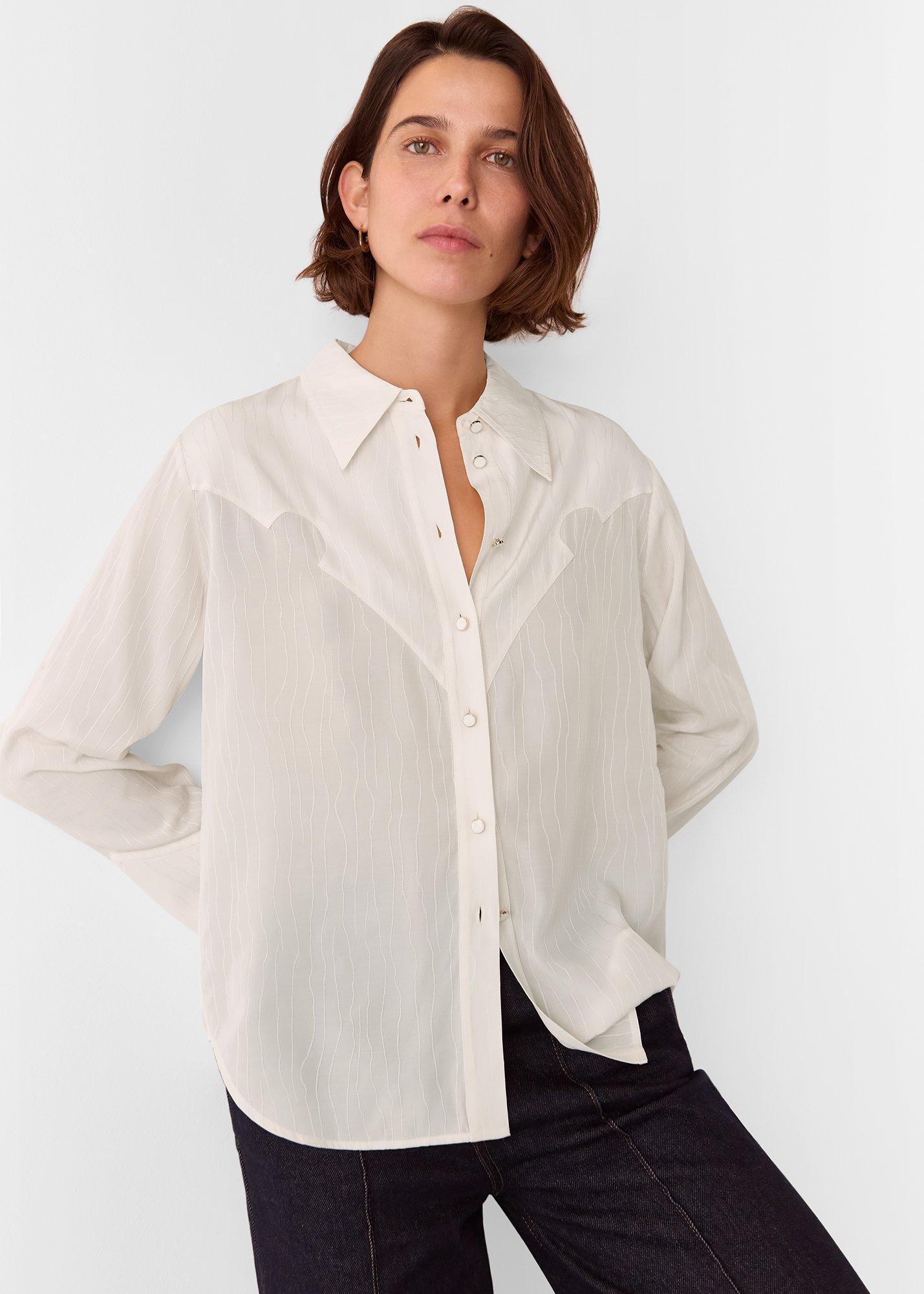 Ivory Orla Western Detail Shirt
