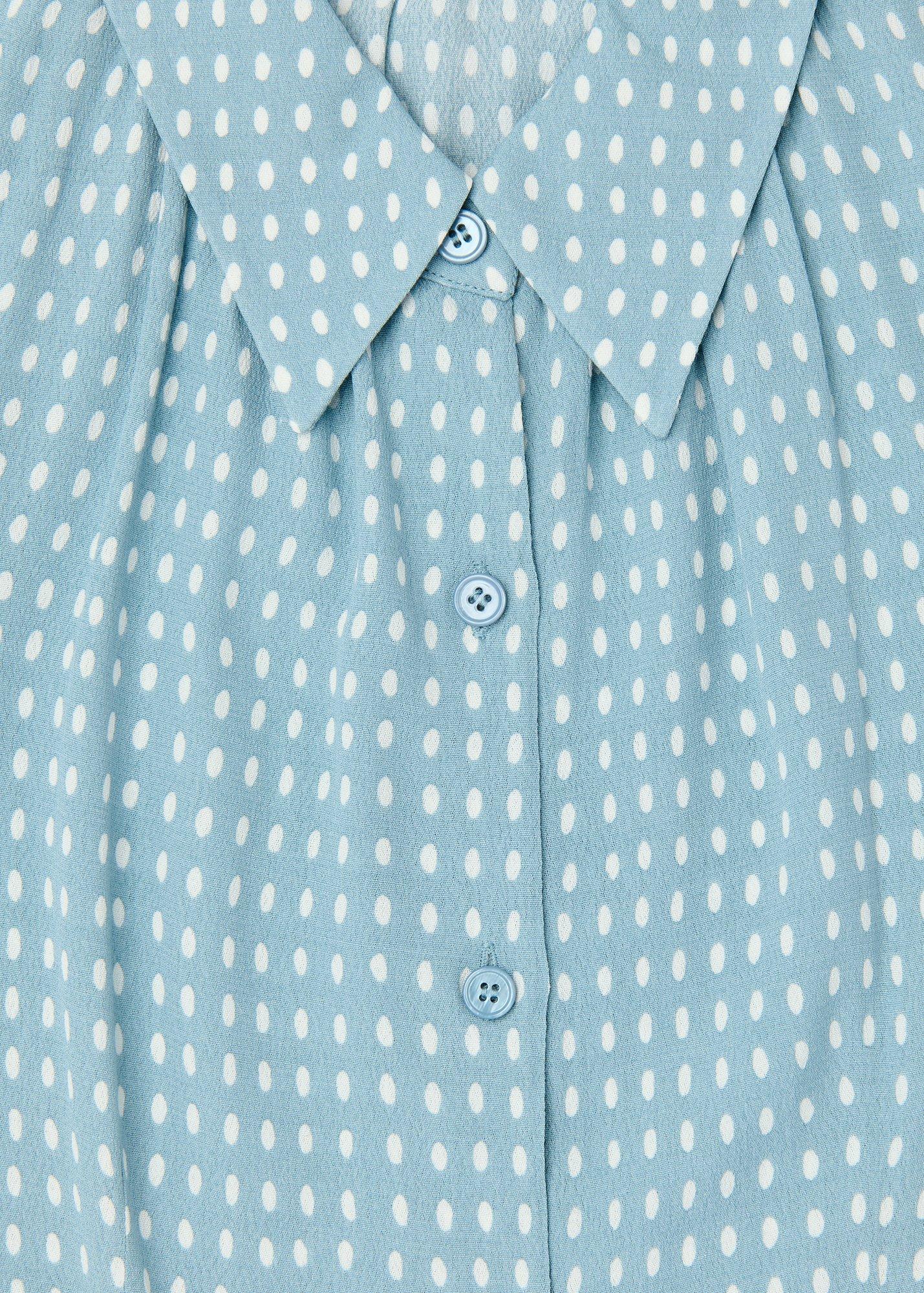Oval Spot Tie Sleeve Shirt