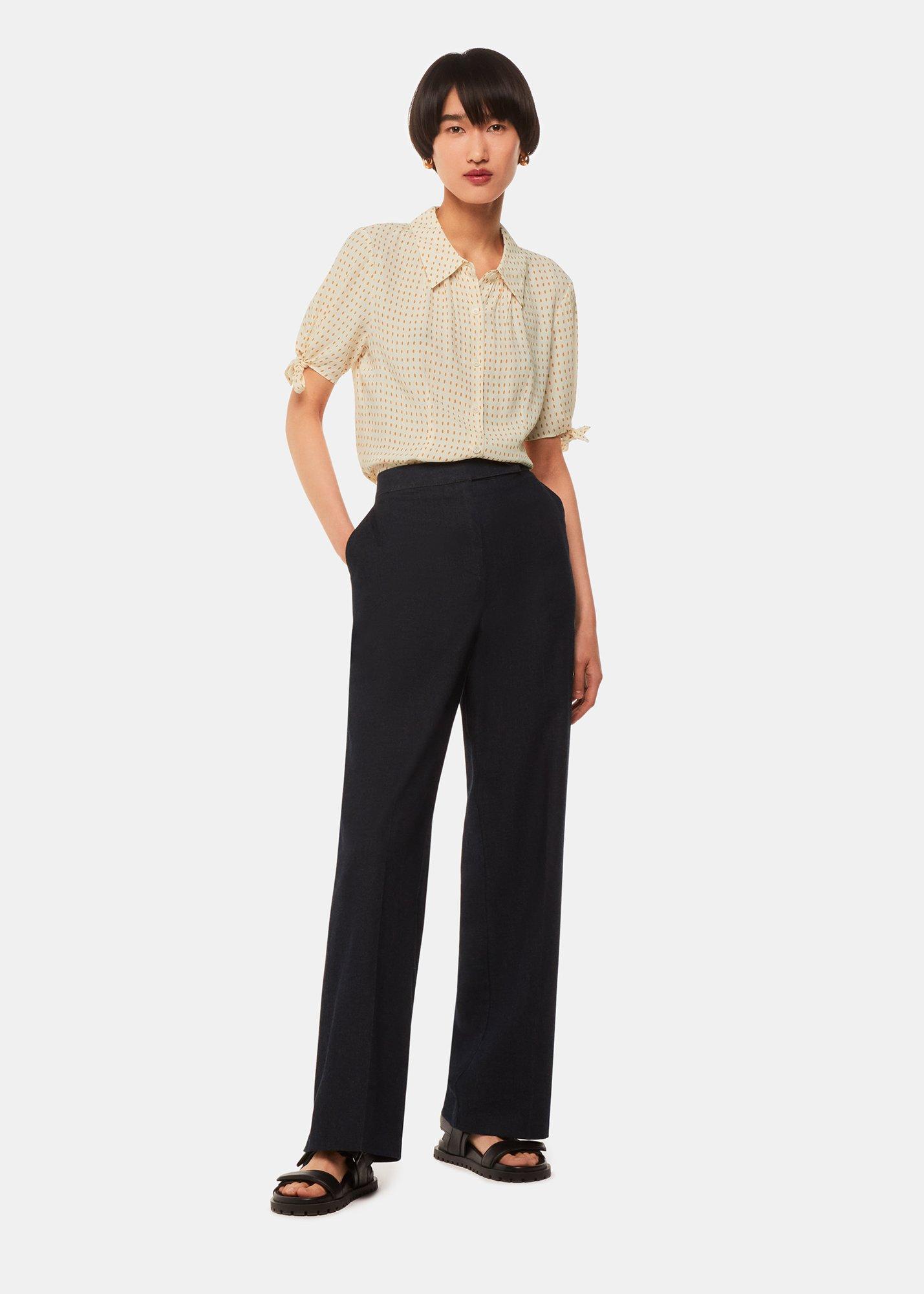 Oval Spot Tie Sleeve Shirt