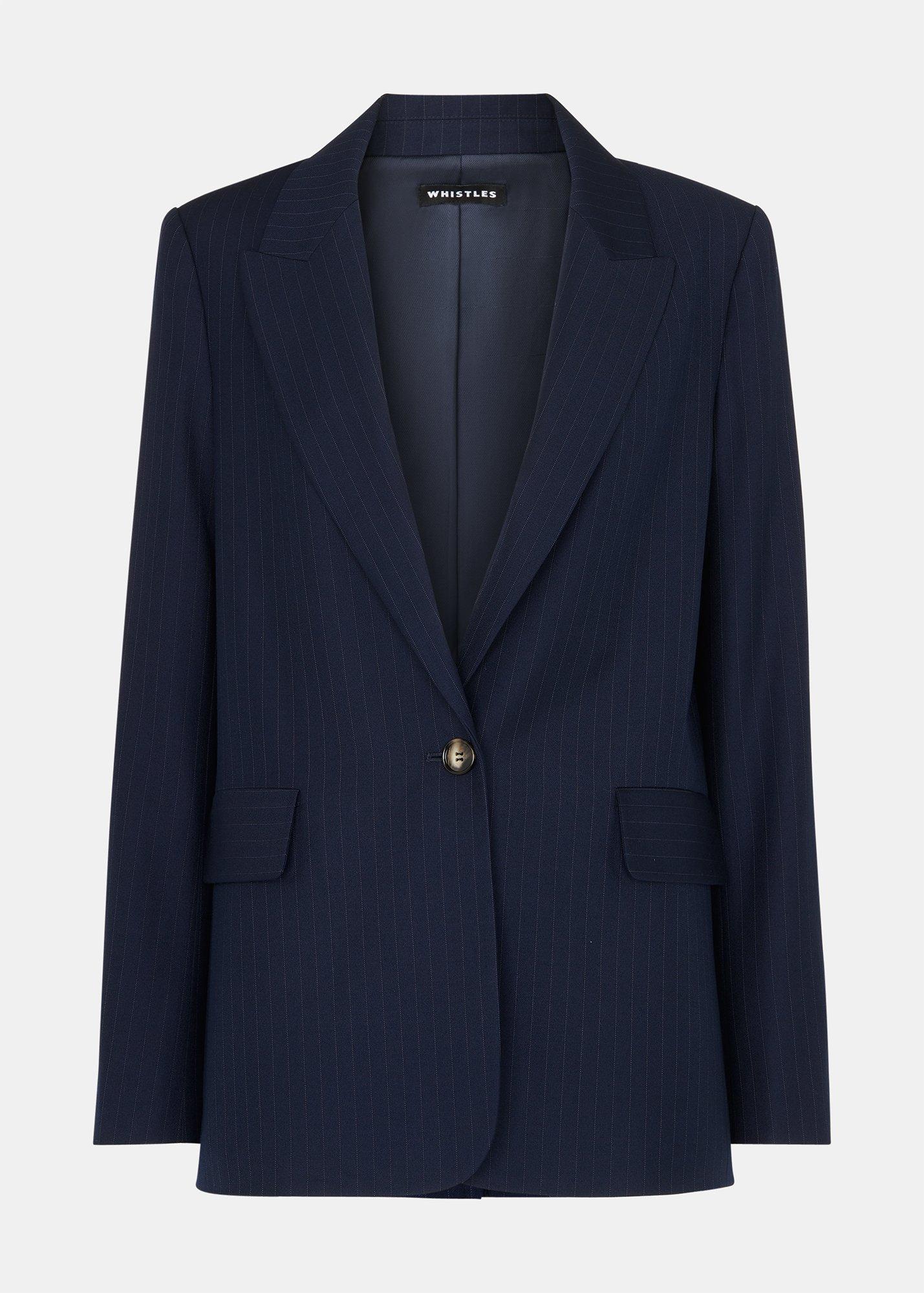 Pinstripe Blazer