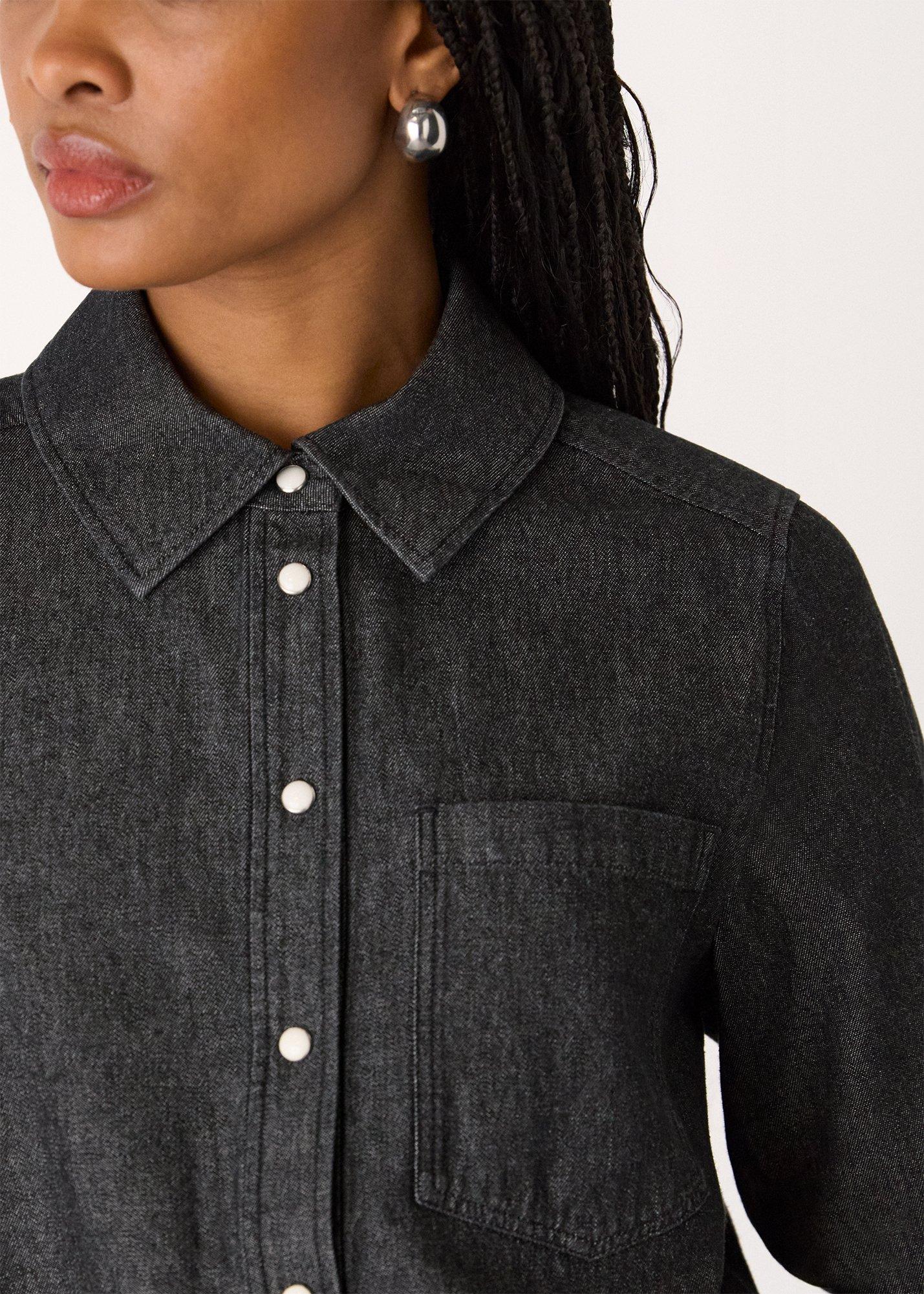 Pocket Detail Cotton Shirt