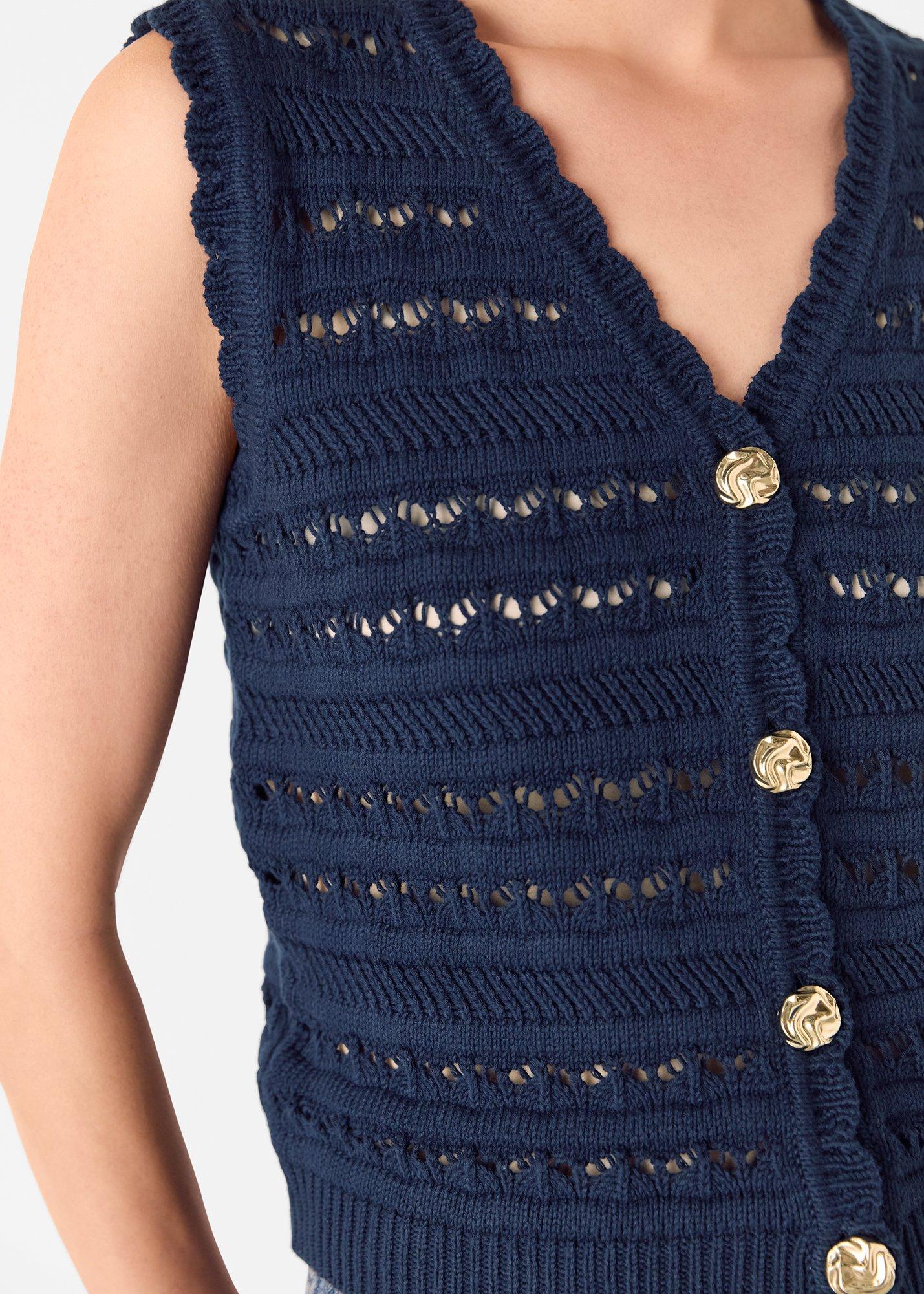 Pointelle Detail Tank