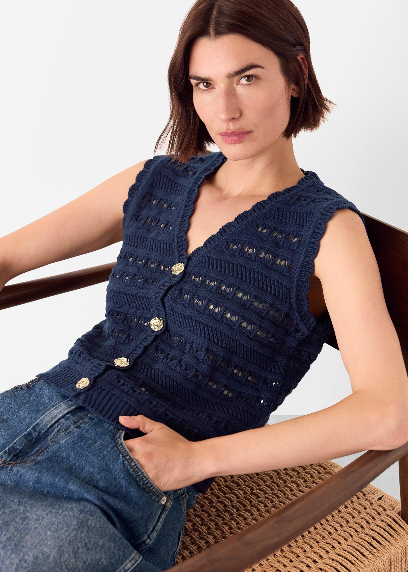 Pointelle Detail Tank