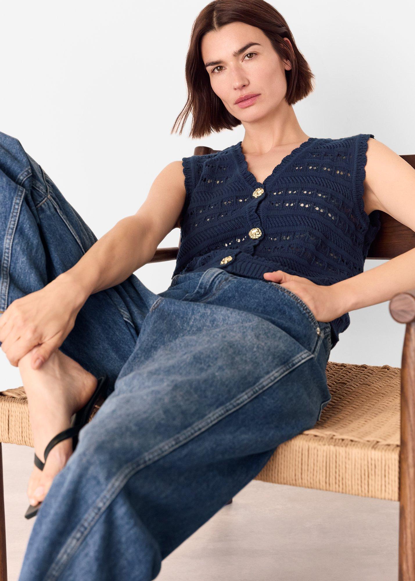 Pointelle Detail Tank