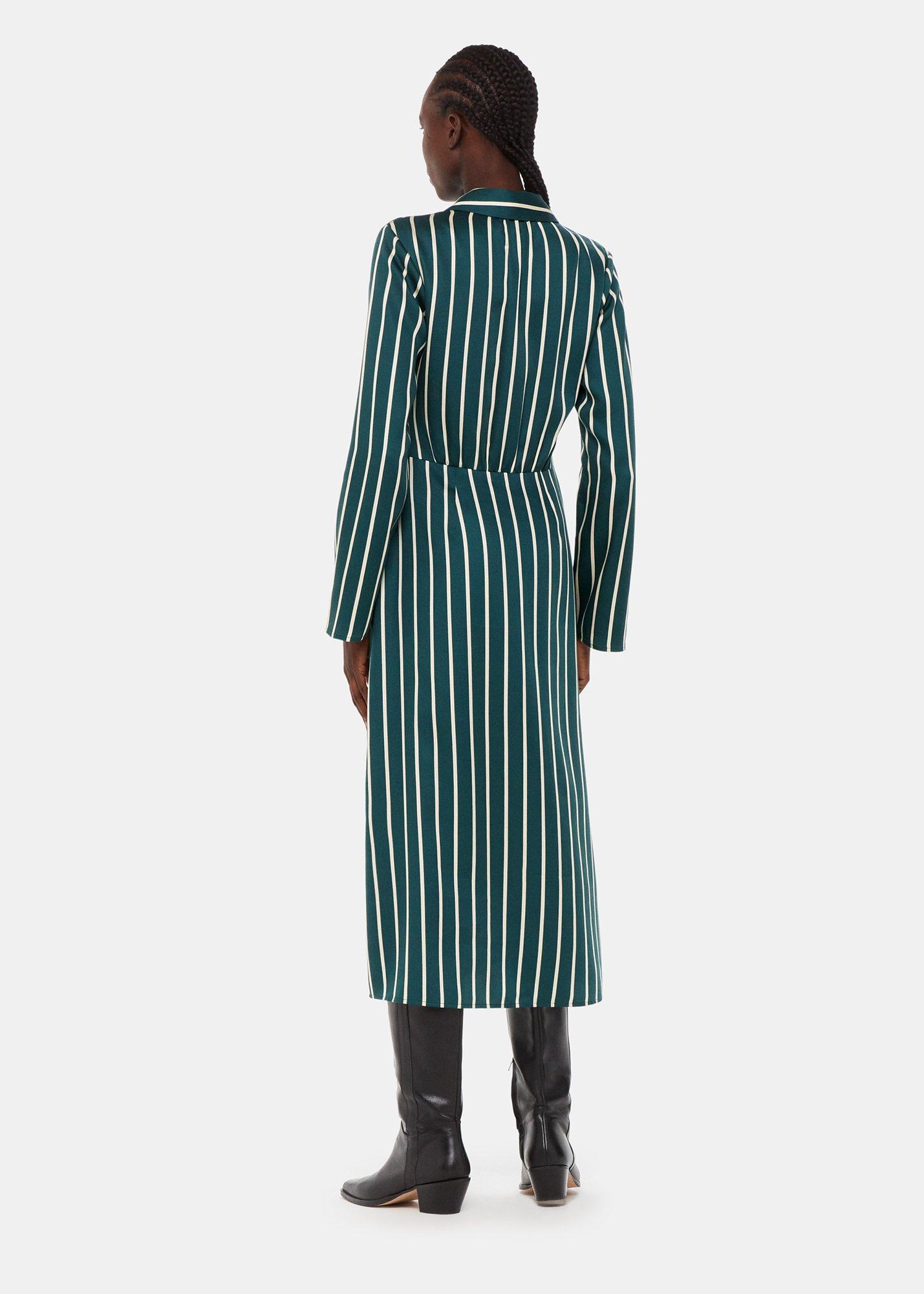 Alex Stripe Shirt Dress