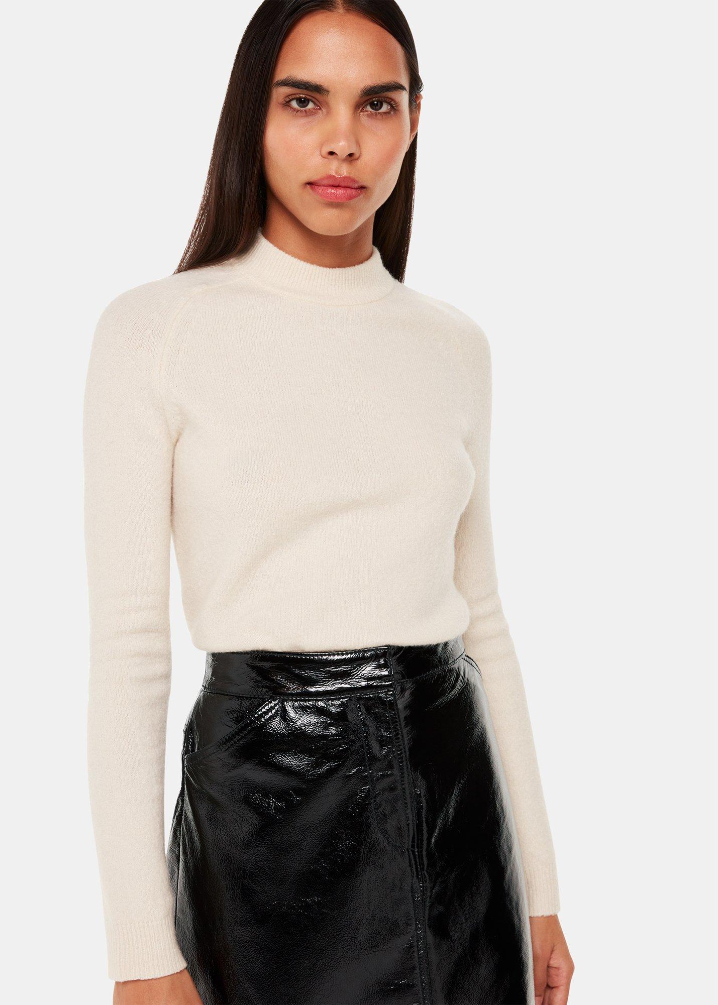 Petite Rachel Patent Leather Skirt