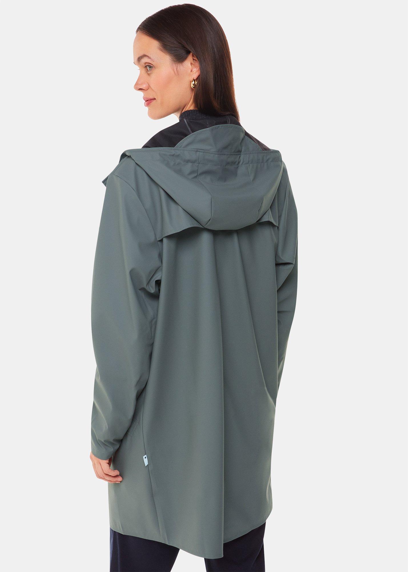 Dark Grey Rains Long Jacket