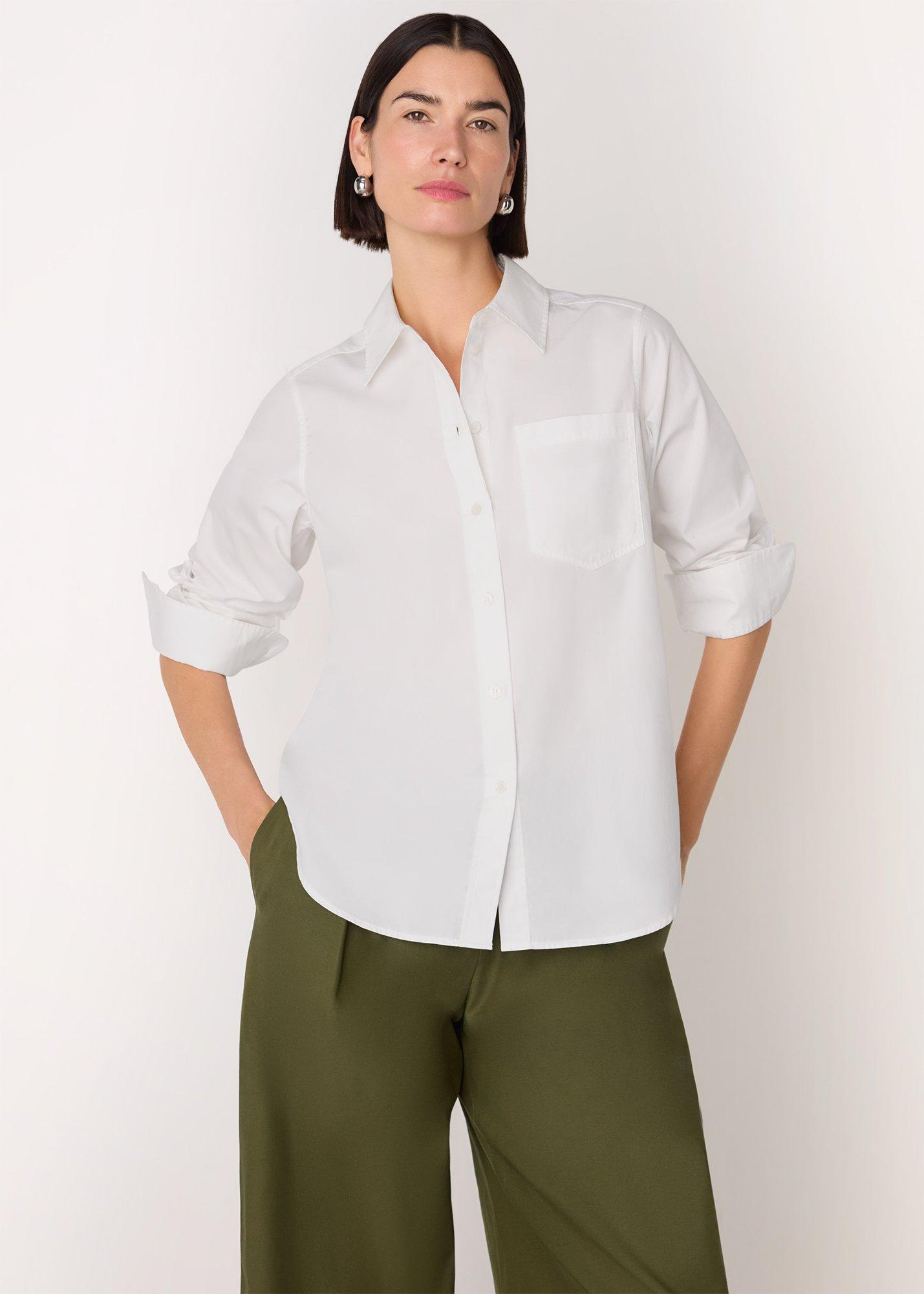 White Relaxed Fit Shirt